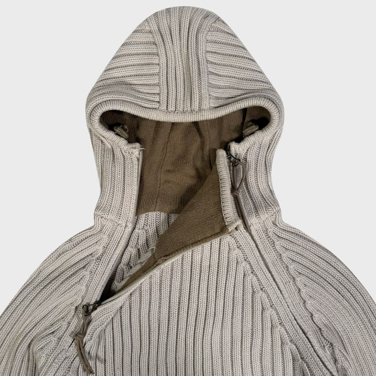 Schott × Vintage RARE 2000’s vintage Schott Double Zippers Balaclava Sweater Size US S / EU 44-46 / 1 - 3 Thumbnail