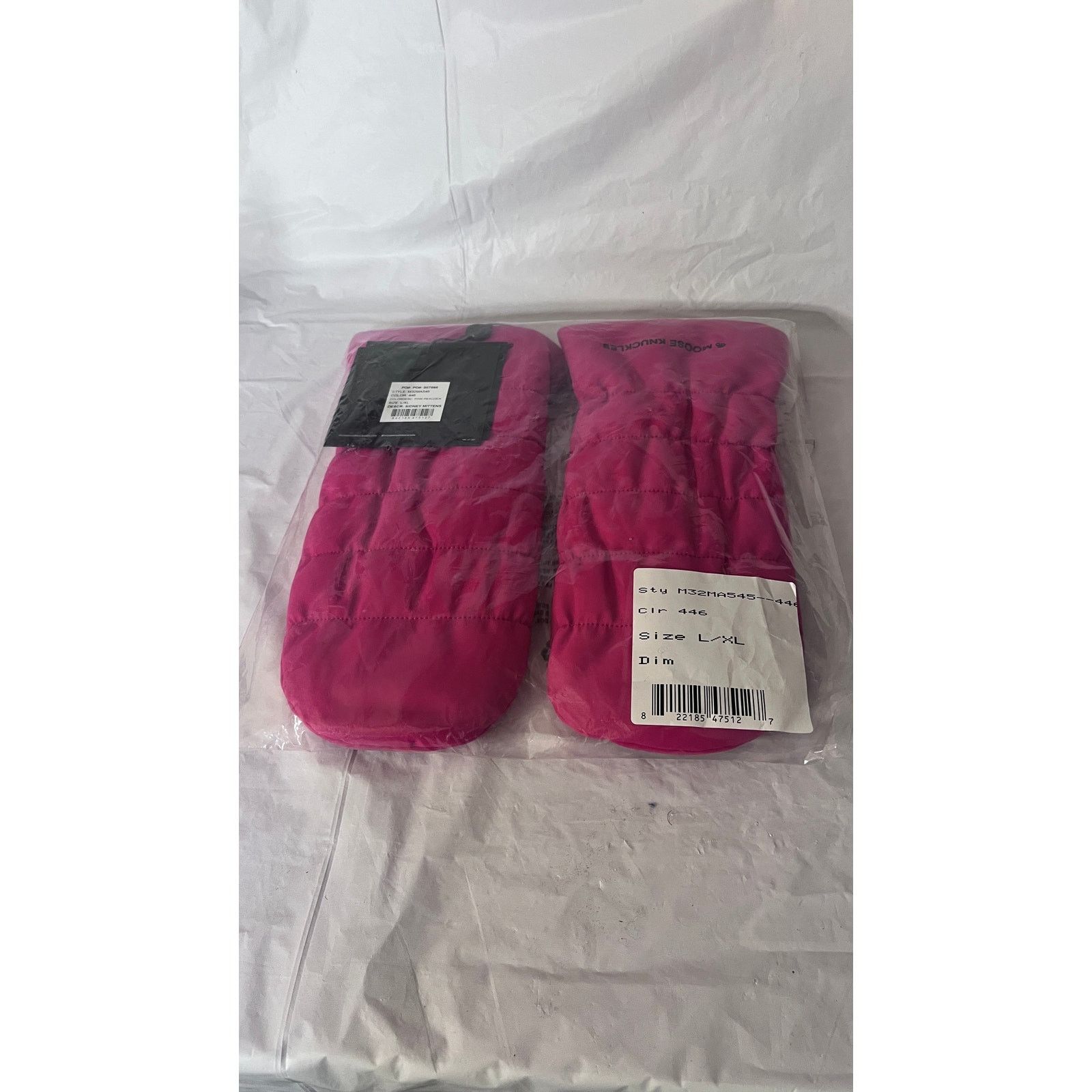 Moose Knuckles Moose Knuckles Sidney Mittens - Pink Peacock - Size: L/XL Size ONE SIZE - 8 Thumbnail