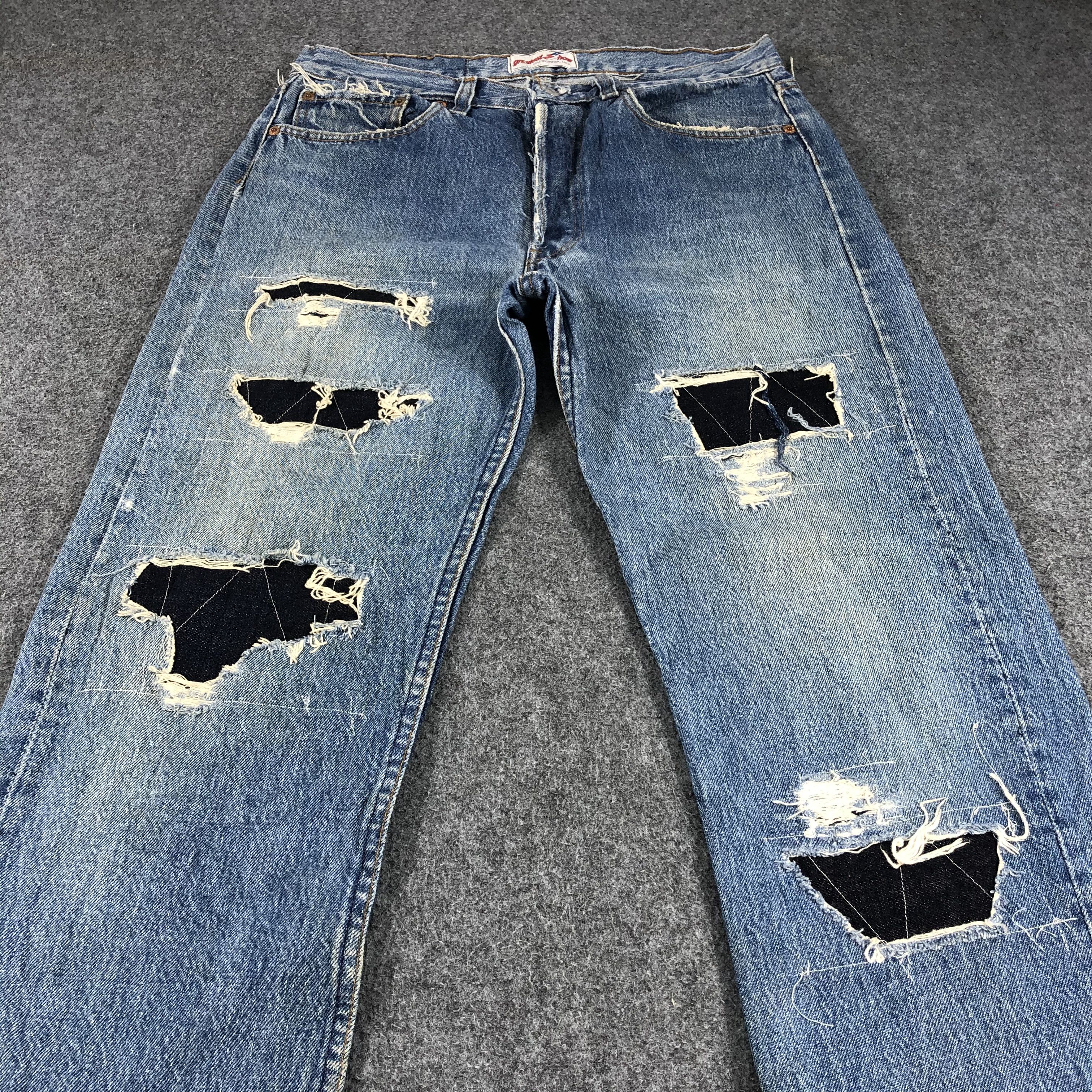 Levi's × Vintage Vintage 90s Levis 501 Jeans -JM884 Size US 31 - 3 Thumbnail