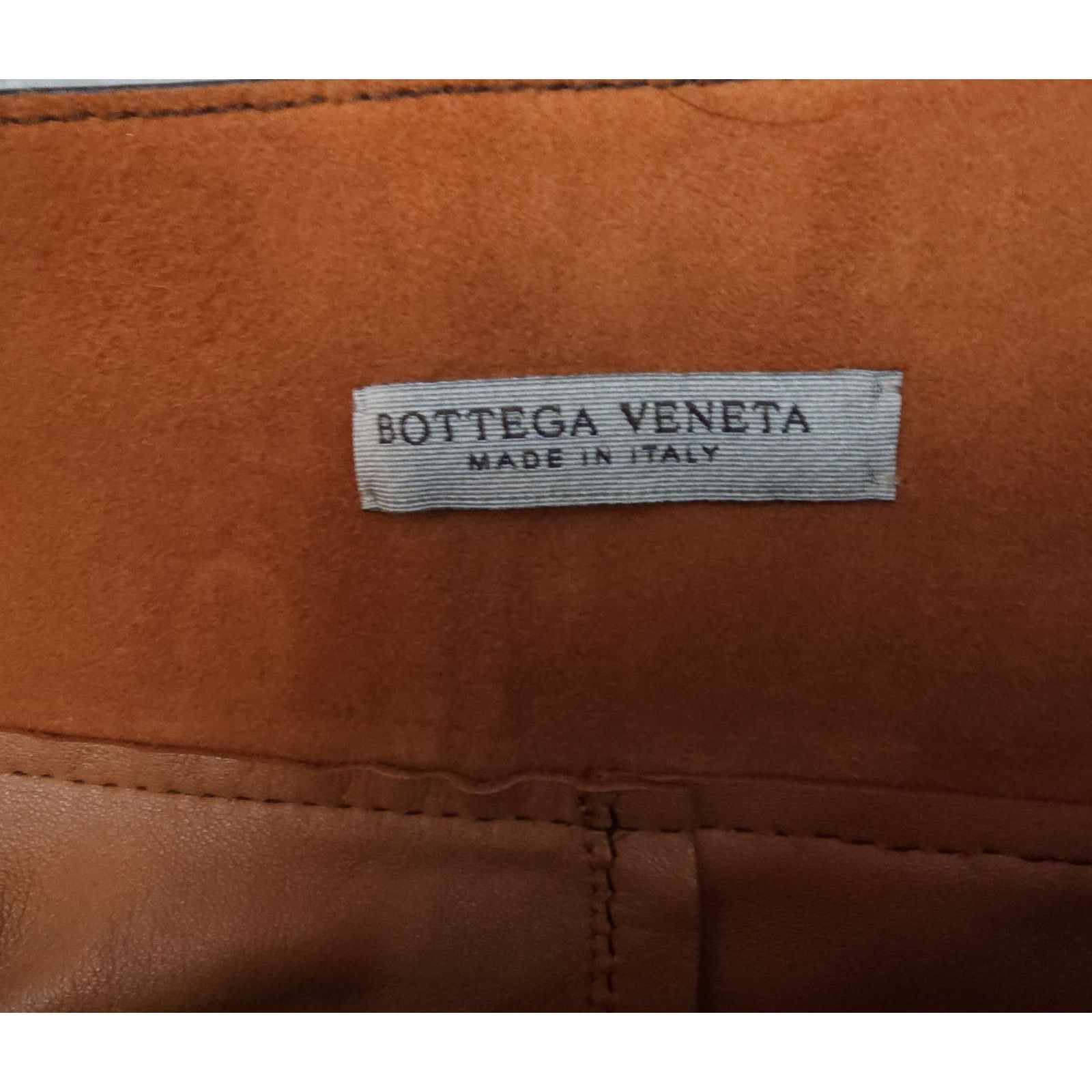 Bottega Veneta BOTTEGA VENETA Suede Ovis Aries A-Line Trimmed Leather Belt Size 40" / US 18 - 11 Thumbnail