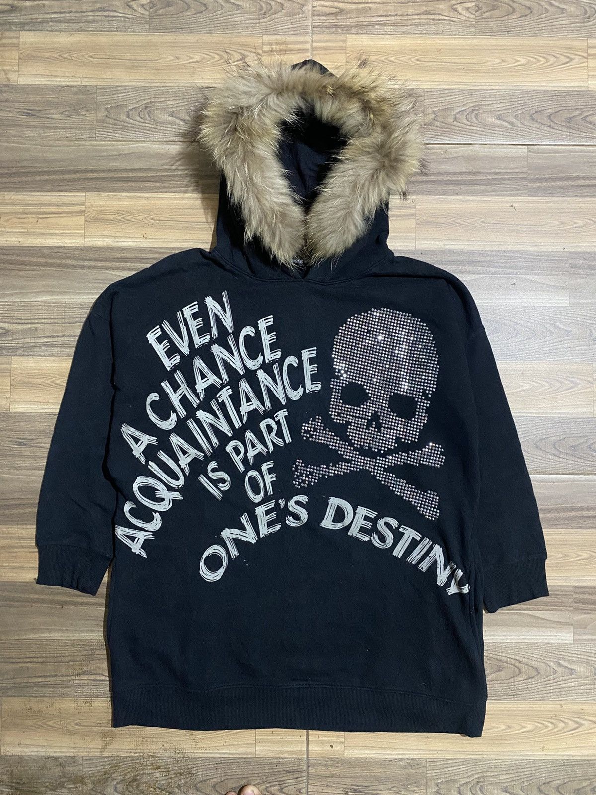 Beauty Beast × Japanese Brand SUGAR TIME SKULL FUR HOODIES Size ONE SIZE - 1 Thumbnail
