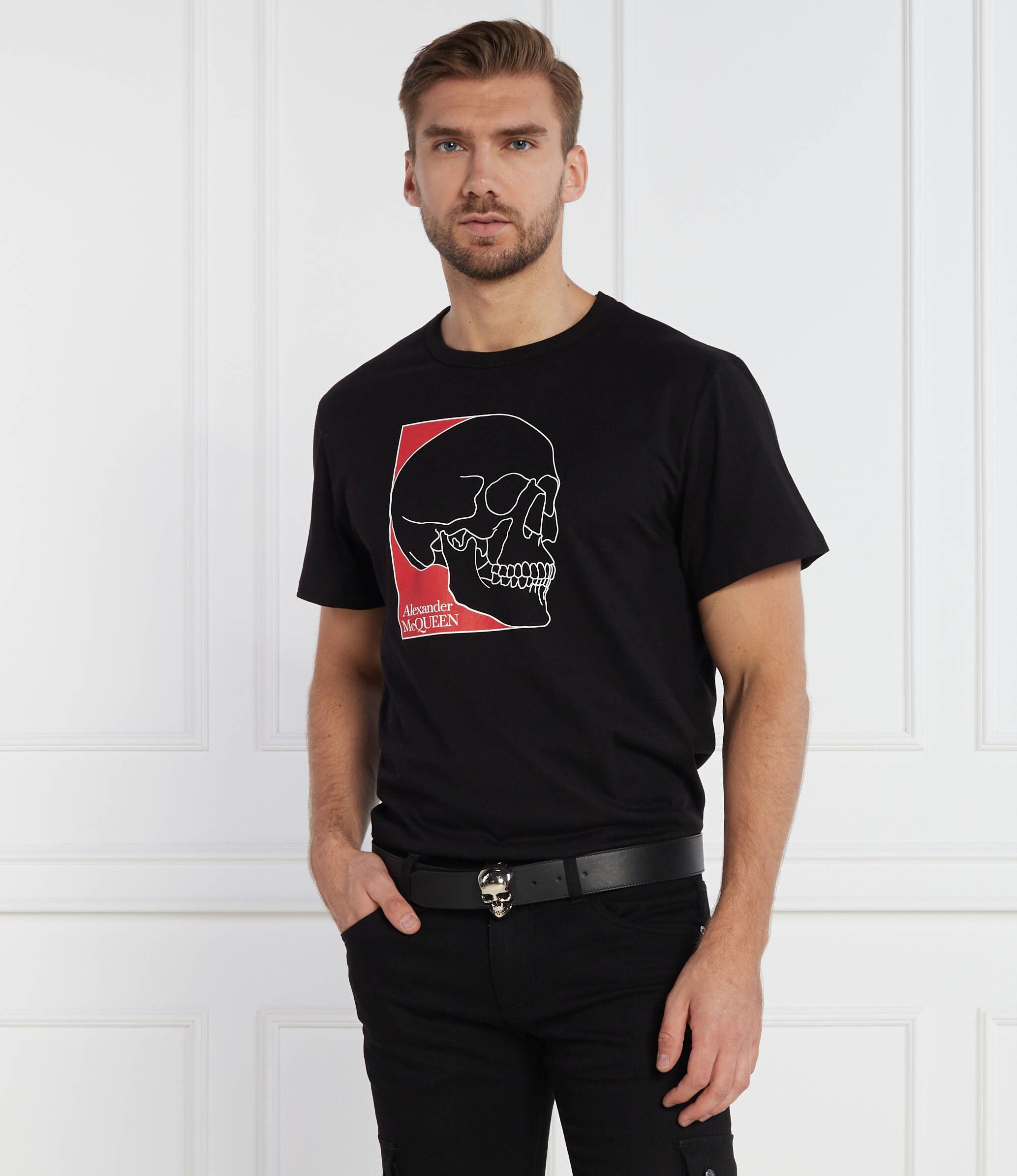 Alexander McQueen ALEXANDER MCQUEEN black regular fit Skull t-shirt Medium q Size US M / EU 48-50 / 2 - 4 Thumbnail