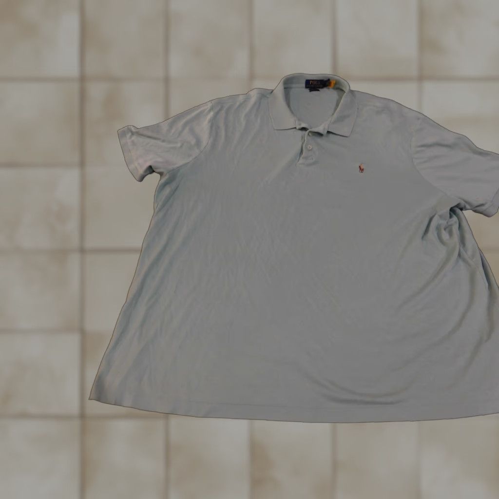Polo Ralph Lauren Polo Ralph Lauren Polo Shirt Mens 2XL Green Classic Fit Short Sleeve Collared Cotton Knit Logo Preppy Casual Stars Vintage No Size US XXL / EU 58 / 5 - 1 Thumbnail
