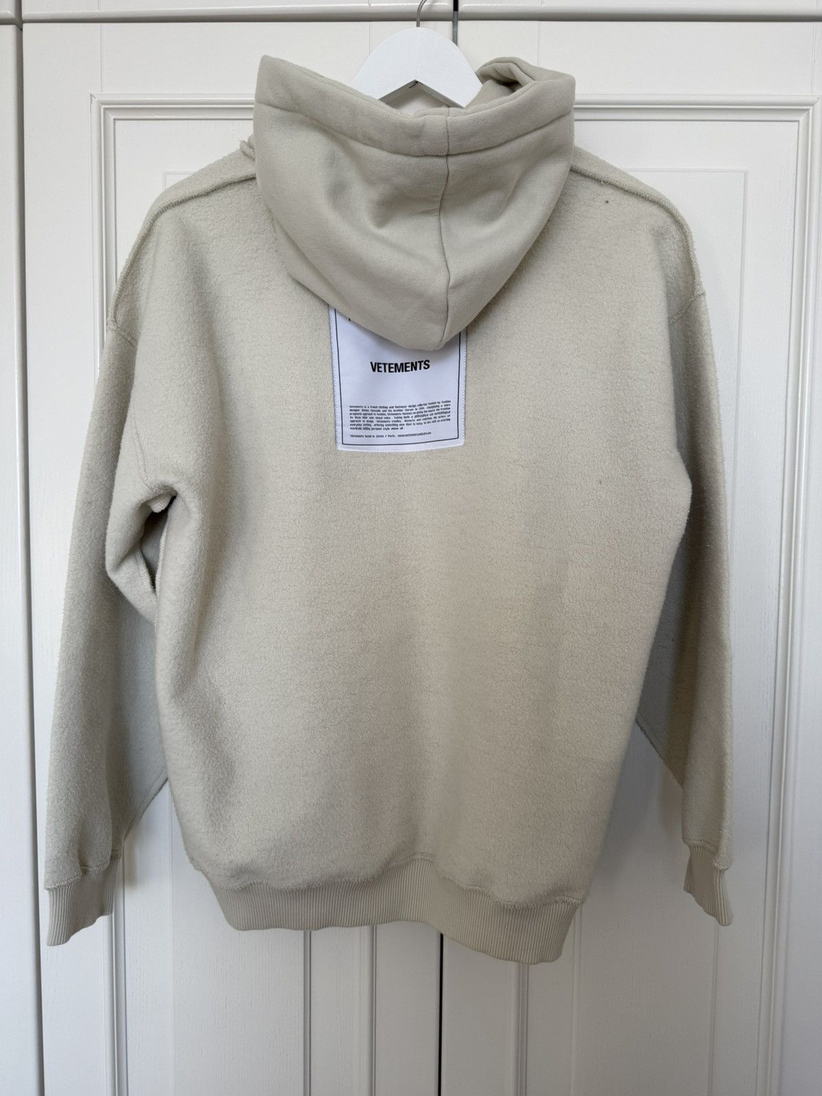 Vetements Vetements inside out warm hoodie Size US S / EU 44-46 / 1 - 2 Thumbnail