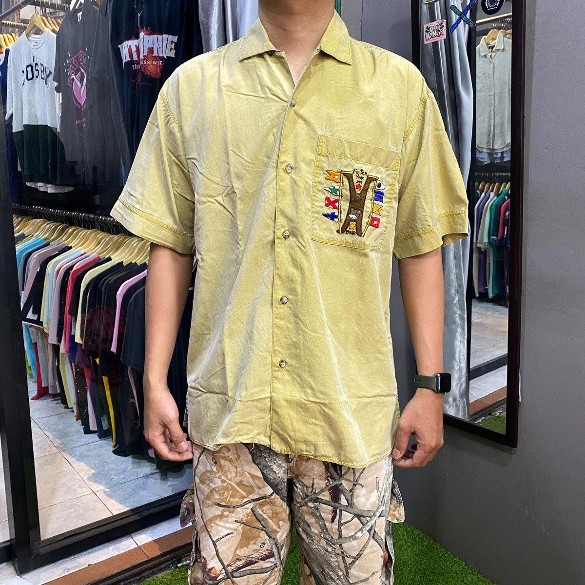 Jean Charles De Castelbajac Vtg JC DE CASTELBAJAC Shirt Size US L / EU 52-54 / 3 - 2 Thumbnail