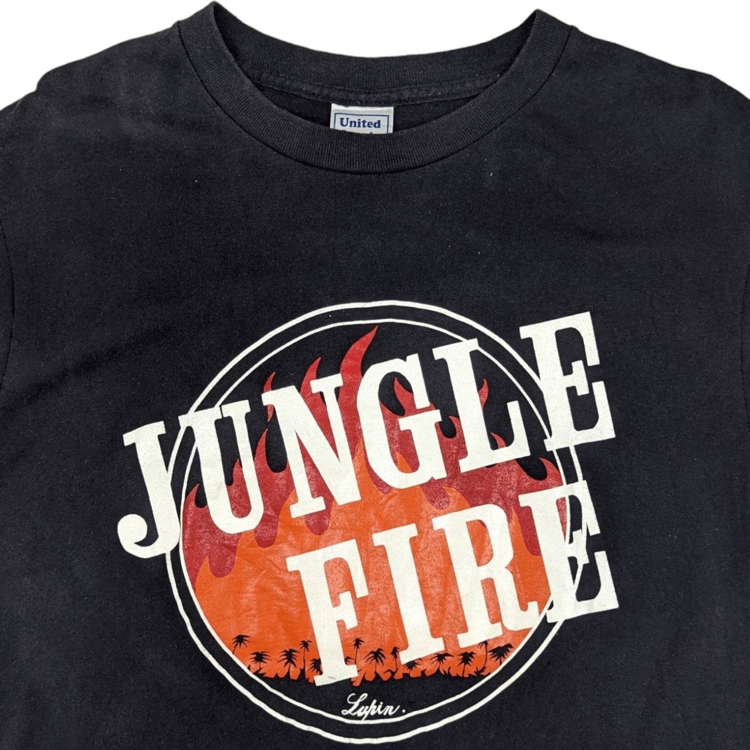 Band Tees Vintage 90's JUNGLE FIRE Rock Band Lupin T-Shirt Size US S / EU 44-46 / 1 - 3 Thumbnail