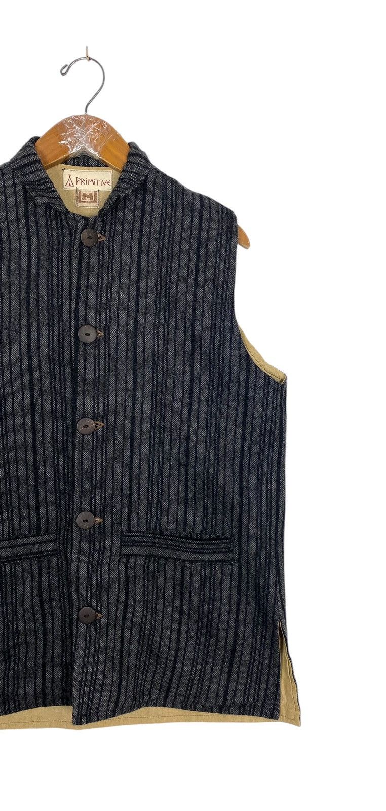 Primitive Rare‼️ Vintage Primitive Crewneck Waistcoat Stripe Size US M / EU 48-50 / 2 - 3 Thumbnail
