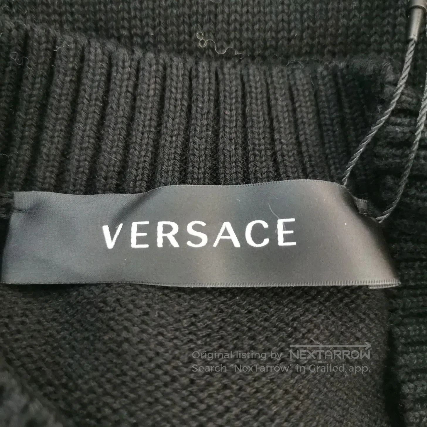 Versace Versace Cotton Zip-Up Hoodie Gray S/46. Size US L / EU 52-54 / 3 - 3 Thumbnail