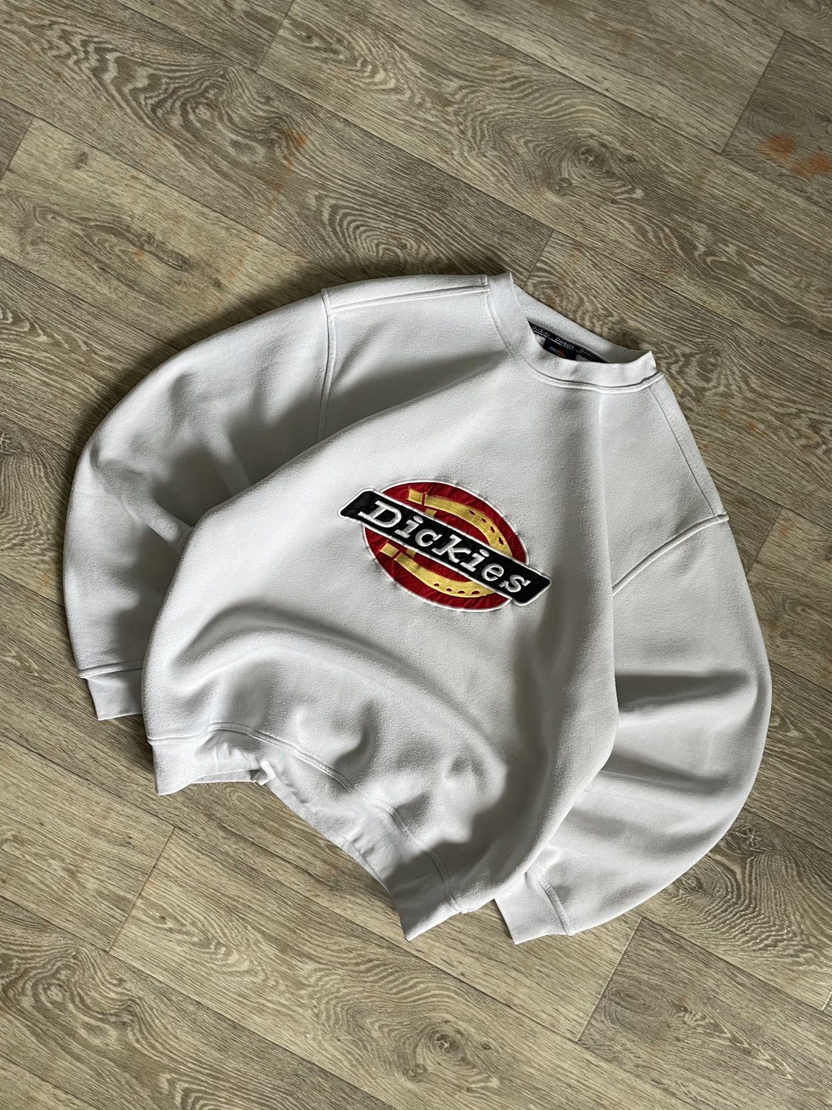 Dickies Dickies Vintage Sweatshirt Big Logo White Size US L / EU 52-54 / 3 - 1 Thumbnail