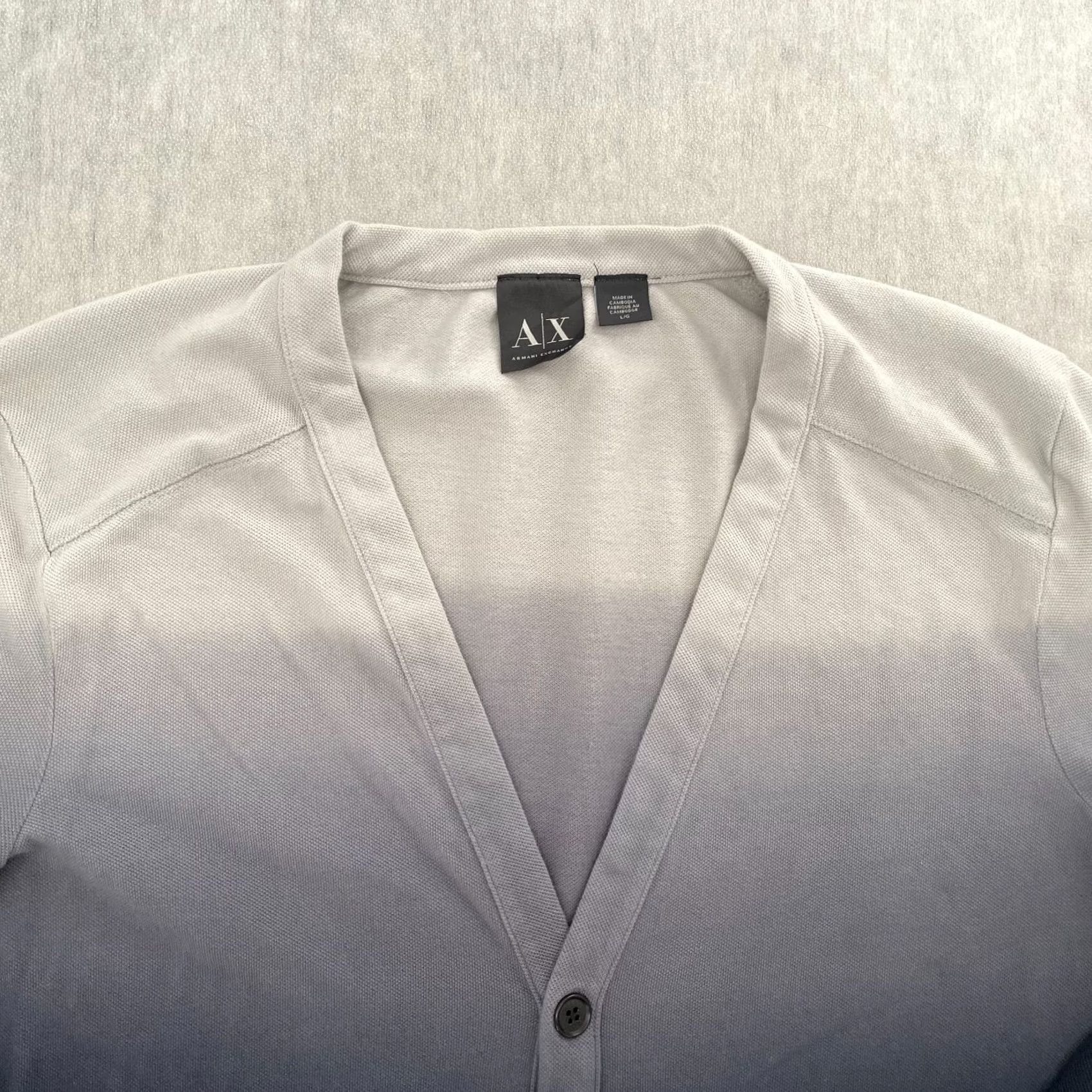 Armani Exchange Armani Exchange Sweater Cardigan Adult Large Purple Button Long Sleeve Mens L Size US L / EU 52-54 / 3 - 3 Thumbnail