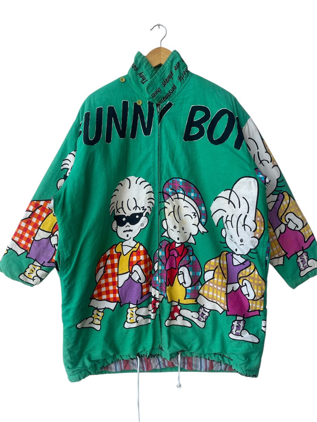 Cartoon Network RARE 90s Funny Boy Trio Cartoon Character Full Print Jacket Size US L / EU 52-54 / 3 - 1 Thumbnail