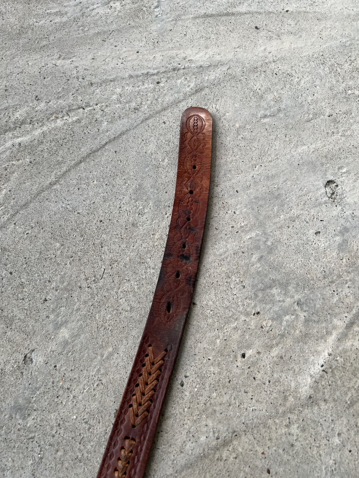 Harley Davidson Vintage Harley Davidson Made In USA Leather Belt Size ONE SIZE - 4 Thumbnail