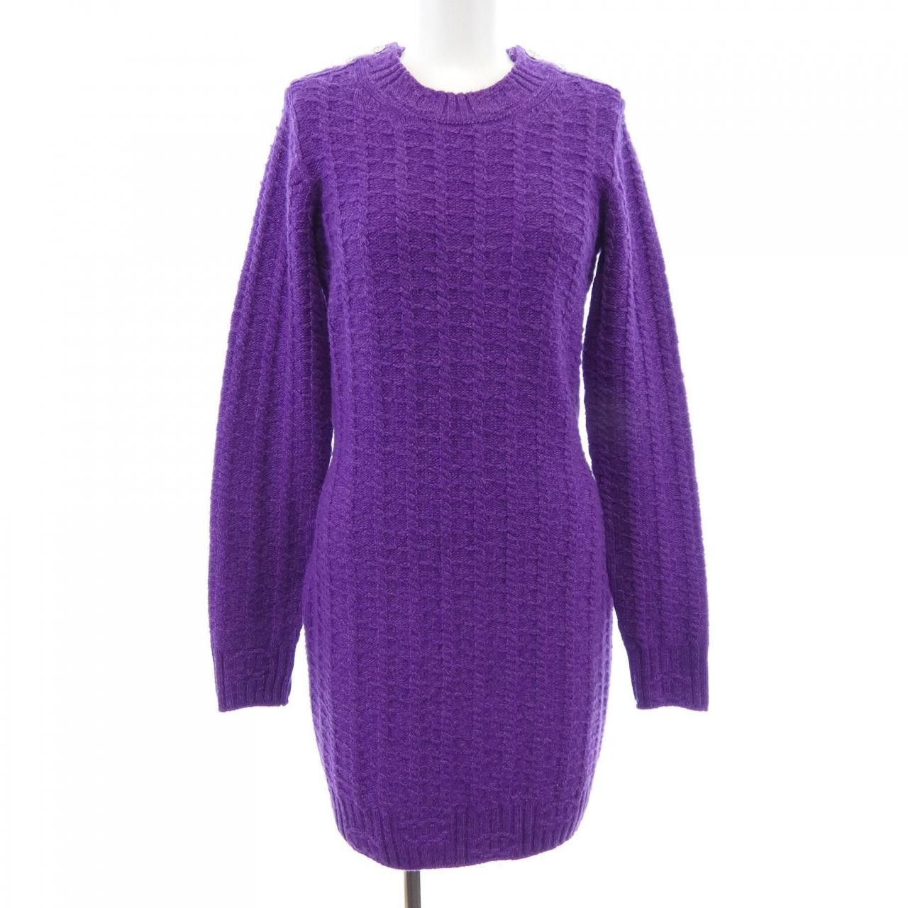 Chanel Chanel Chanel Cashmere Dress Textile Dresses P75622K10839 DUTY FREE for USA Size ONE SIZE - 1 Thumbnail