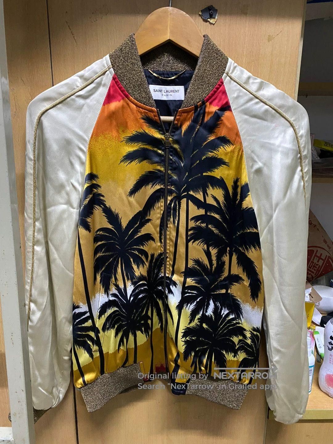 Saint Laurent Paris Saint Laurent 16SS Palm Tree Cape Jacket