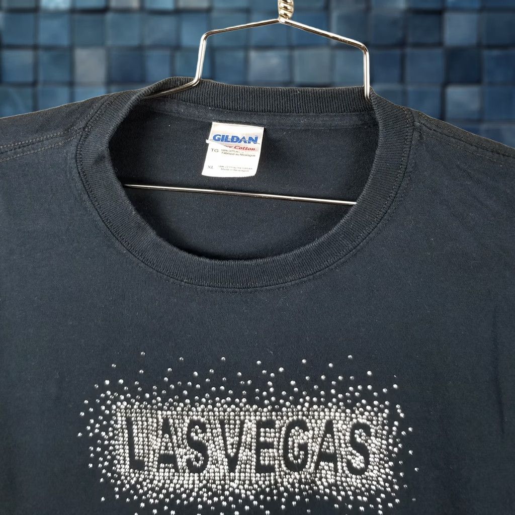 Delta Delta Las Vegas Gambling Tee Shirt Adult XL Black Studded Embellished Tee T-Shirt Vintage Gambling Theme Men Size US XL / EU 56 / 4 - 1 Thumbnail
