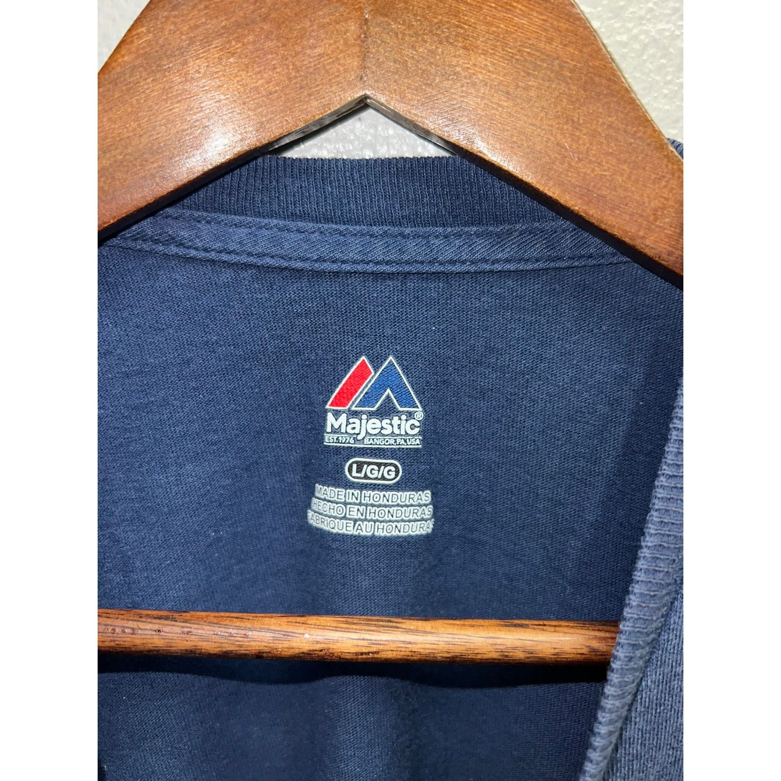 Majestic New England Patriots Super Bowl Shirt Blue LI 51 NFL Tee M Size US M / EU 48-50 / 2 - 4 Thumbnail