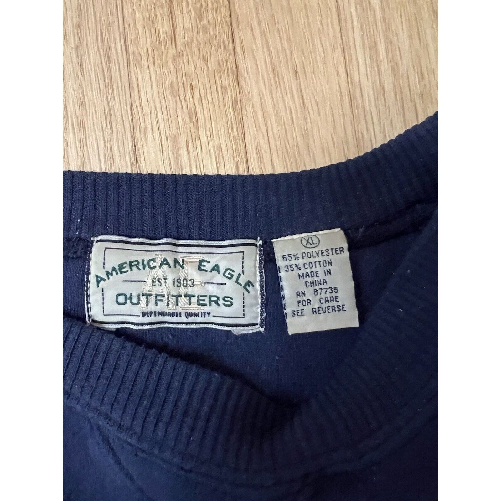 American Eagle Outfitters Vintage American Eagle Sweatshirt Mens XL Blue 90s Crewneck Size US XL / EU 56 / 4 - 4 Thumbnail