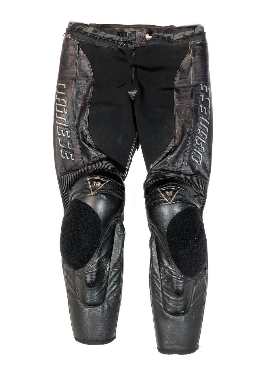 Image of Dainese Moto Leather Pants Racing in Black, Men's (Size 30)