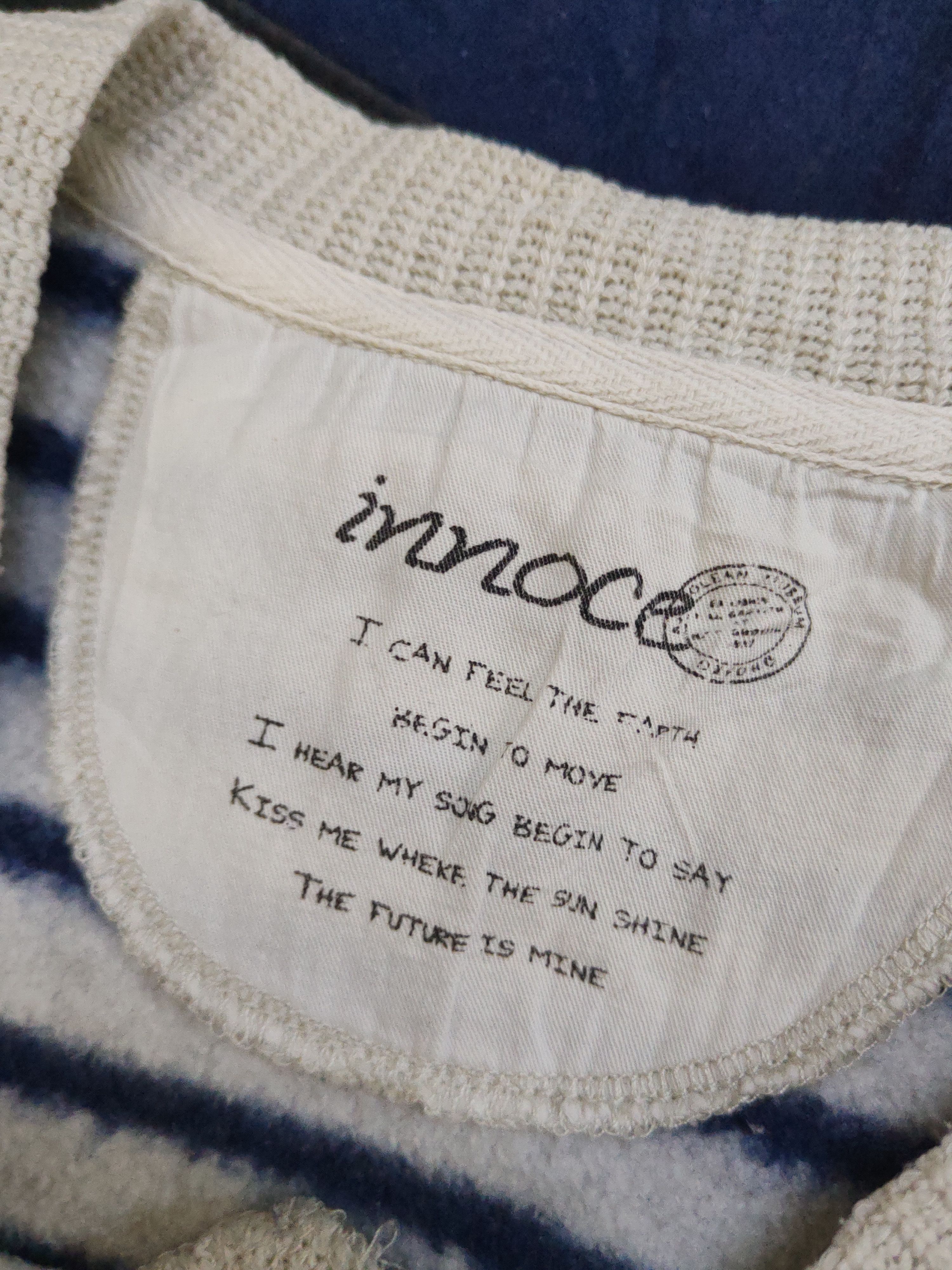 Japanese Brand Kurt Cobain fashion by Innoce Navy Gray Sweatshirts Size L / US 10 / IT 46 - 11 Thumbnail