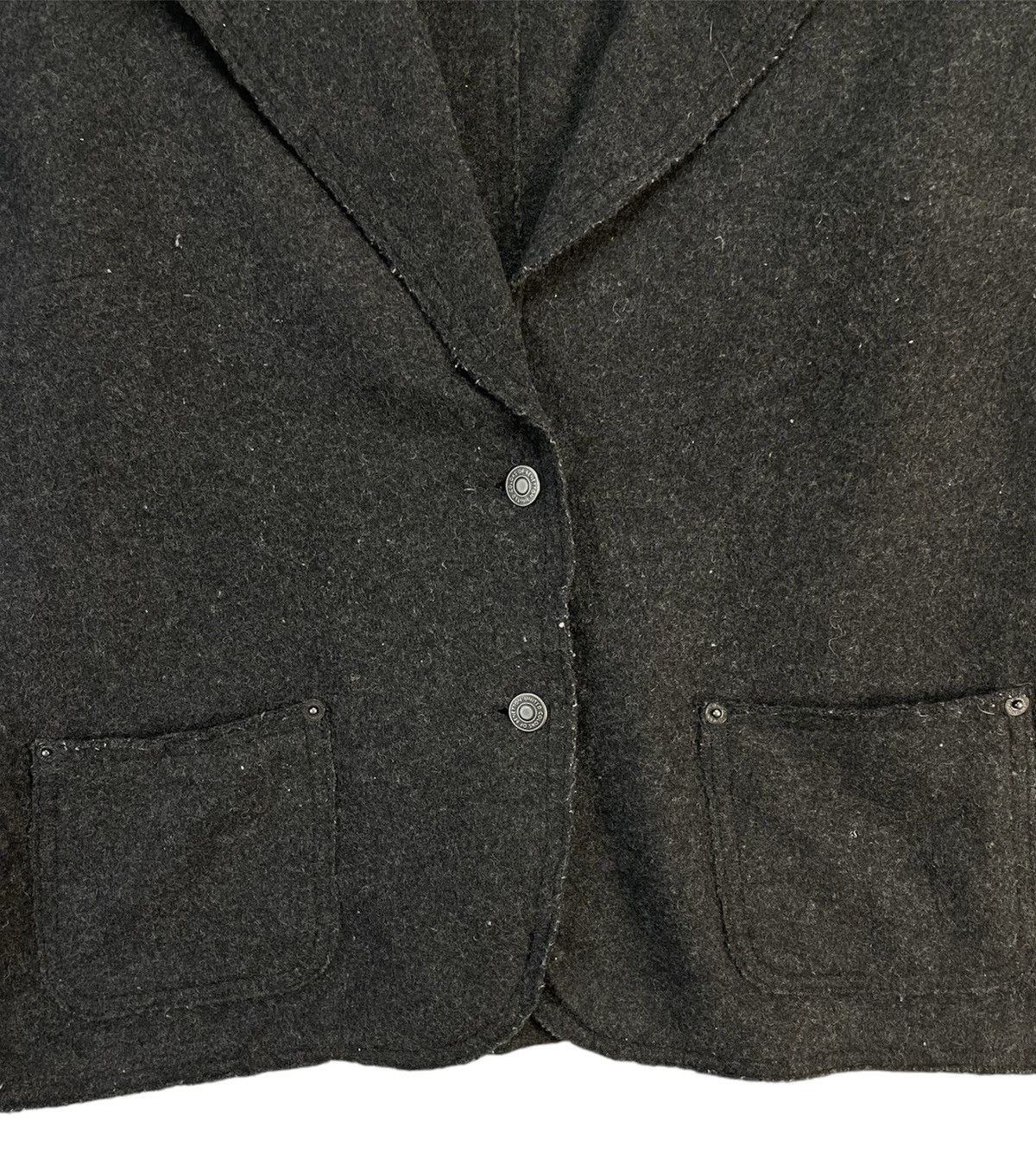 Vintage Vintage United Colour of Benetton Wool Blazer With Button Size 38L - 3 Thumbnail