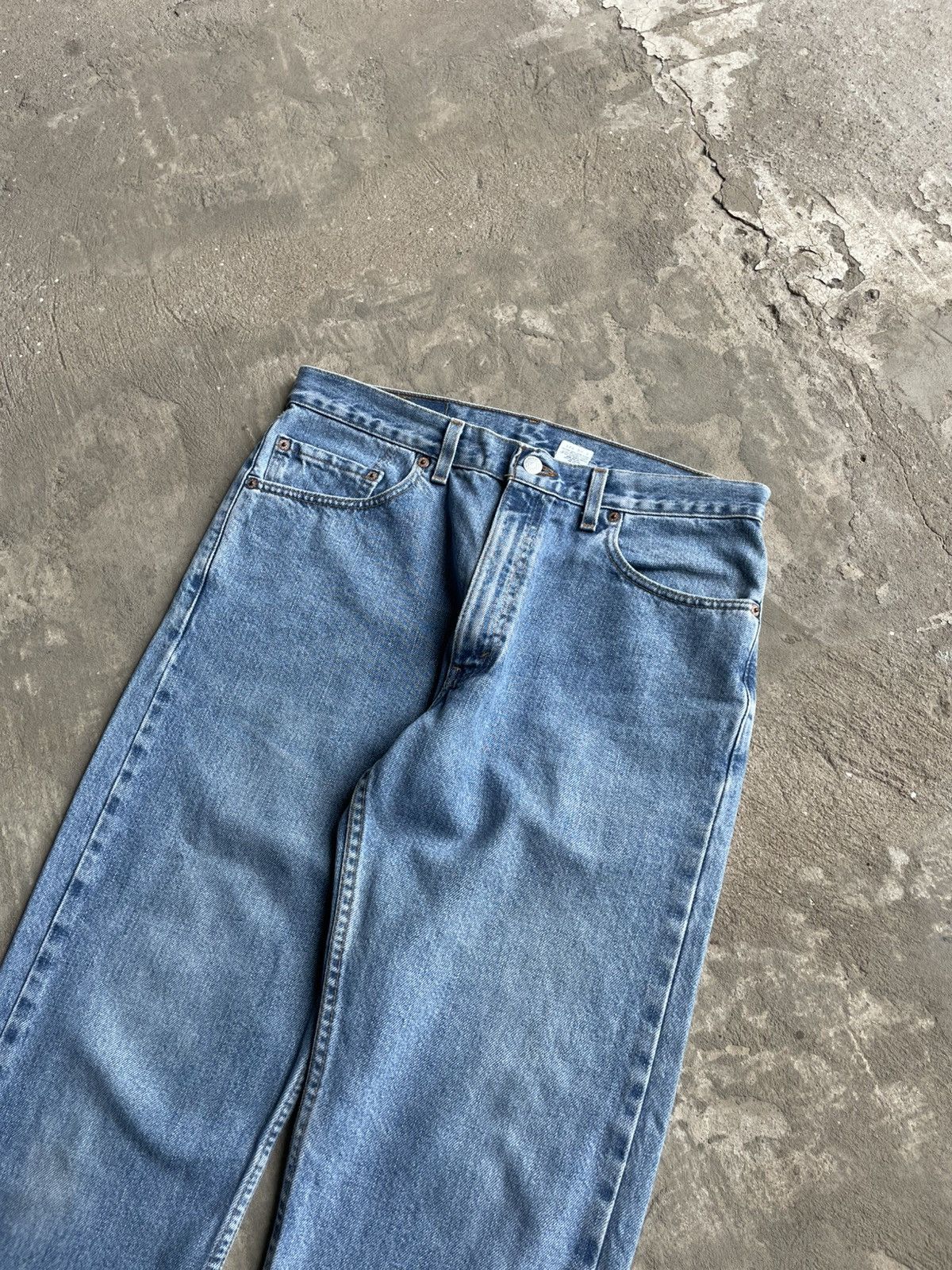 Japanese Brand × Levi's × Vintage Vintage Levi’s 505 Baggy Washed Faded Pants Y2K Size US 34 / EU 50 - 4 Thumbnail