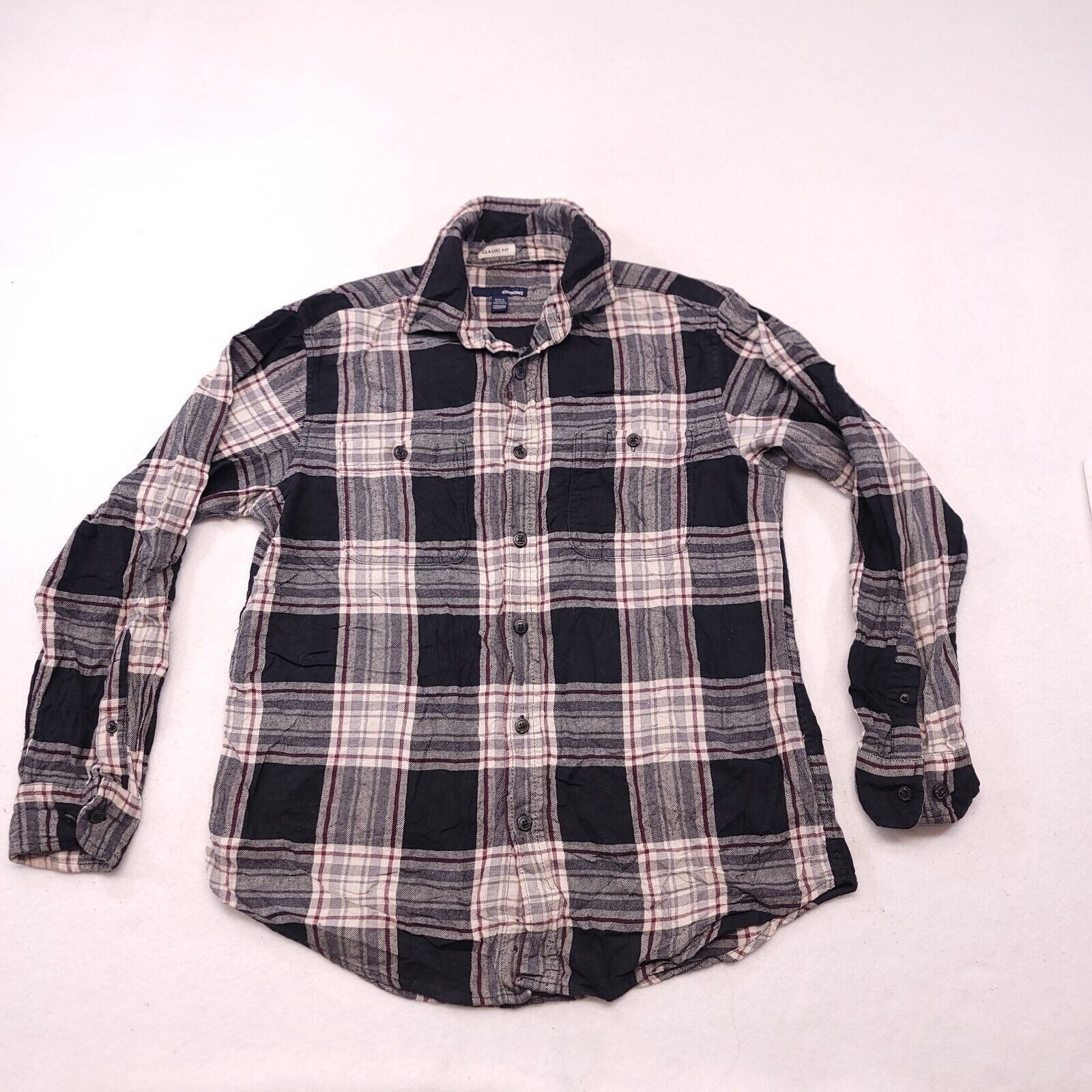 Basic Editions Basic Editions Tratan Flannel Shirt Mens Size Medium M Black Size US M / EU 48-50 / 2 - 2 Thumbnail