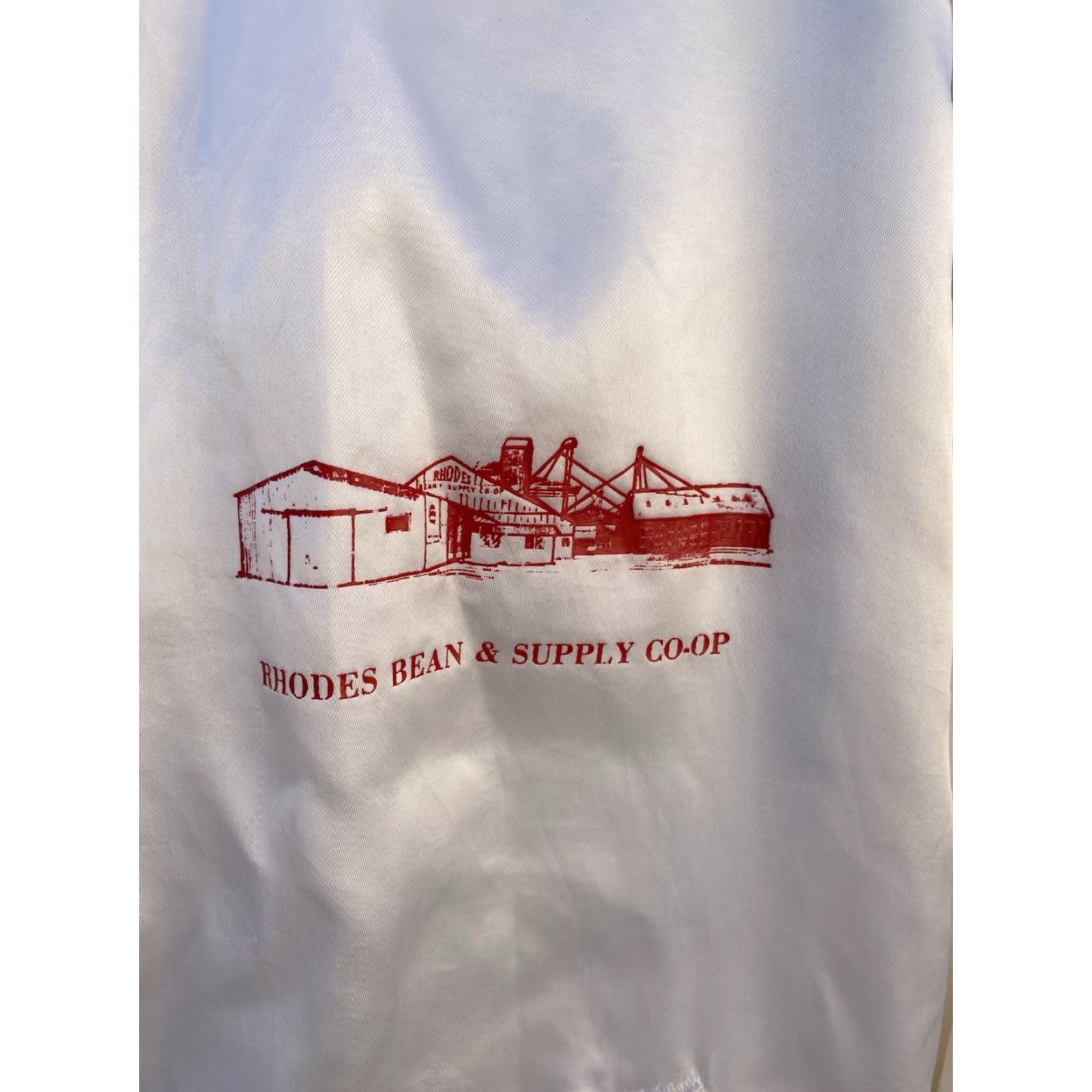 Vintage VINTAGE West Wind Rhodes Bean & Supply Co Op Satin Bomber Jacket M White 80s 70s Mens USA Logo Pockets Lined Size US M / EU 48-50 / 2 - 4 Thumbnail