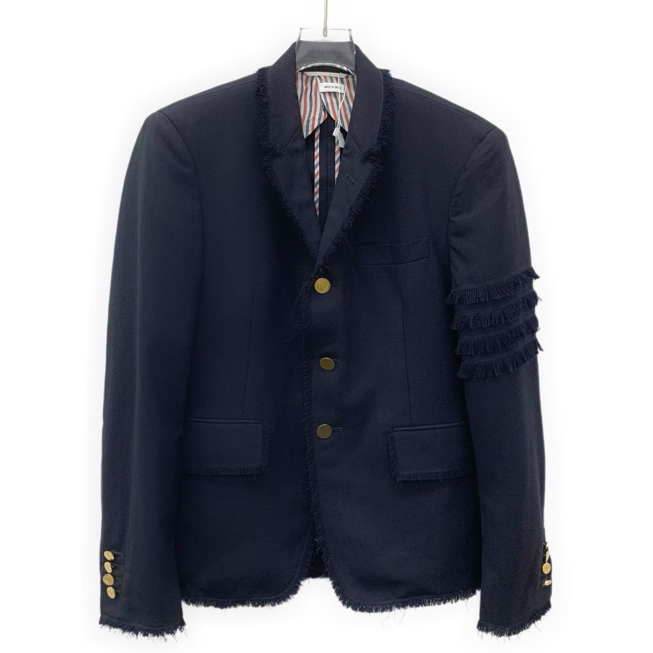 美品 THOM BROWNE x NEIMAN MARCUS ブレザー S Thom Browne Thom Browne x Neiman Marcus Navy Wool Blazer | Grailed