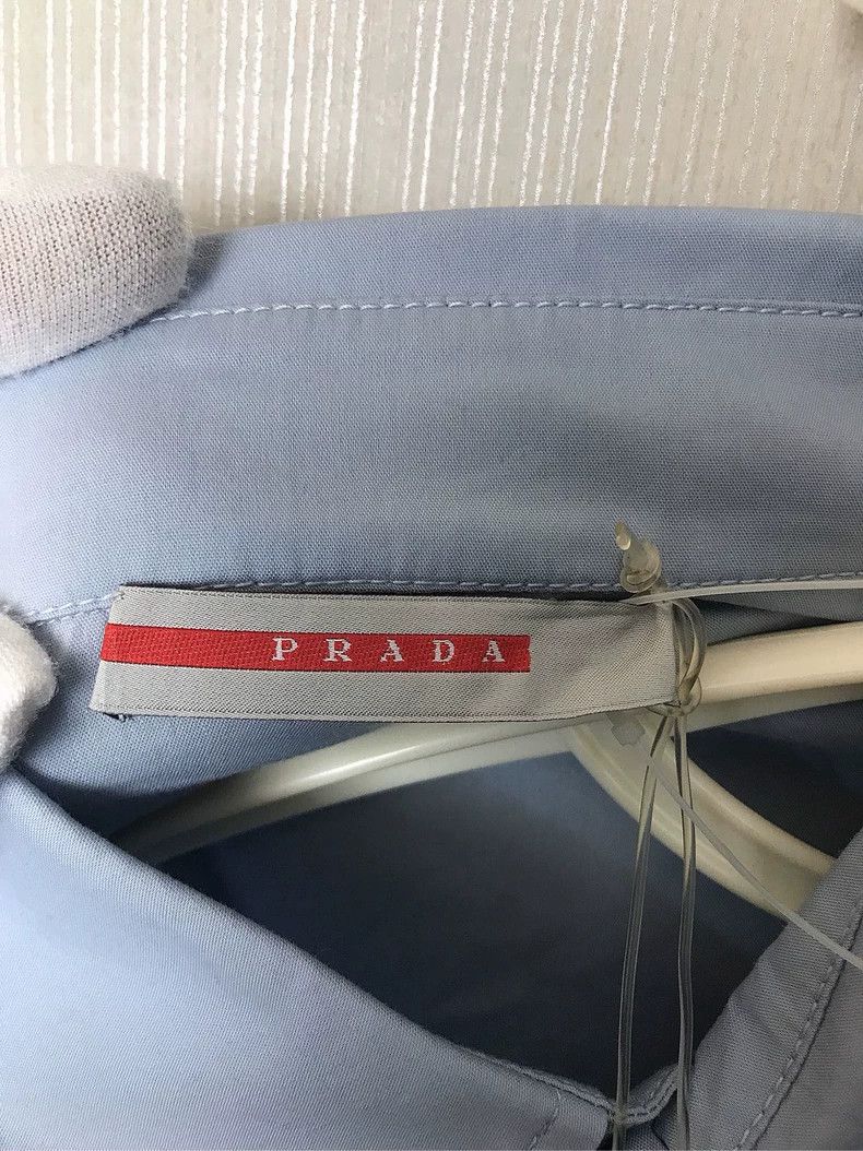 Prada PradaRubber brand logo polo shirt 2503-Nextarrow Size US M / EU 48-50 / 2 - 5 Thumbnail