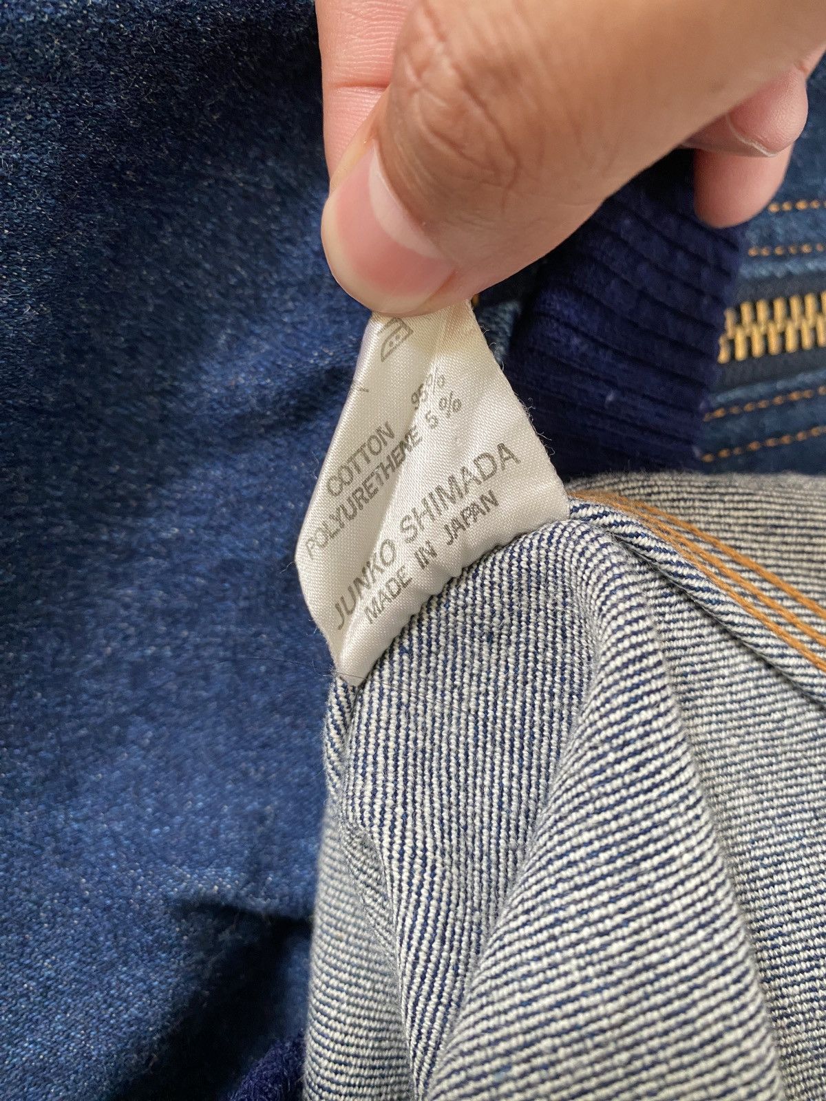 Kapital Vintage Junko Shimada Denim Bomboer Jacket Size US L / EU 52-54 / 3 - 6 Thumbnail