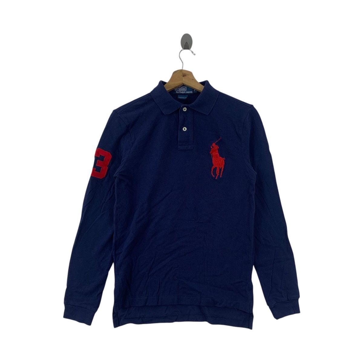 Polo Ralph Lauren Vintage POLO RALPH LAUREN Big Pony Embroidered Tee Shirt Size US S / EU 44-46 / 1 - 1 Thumbnail