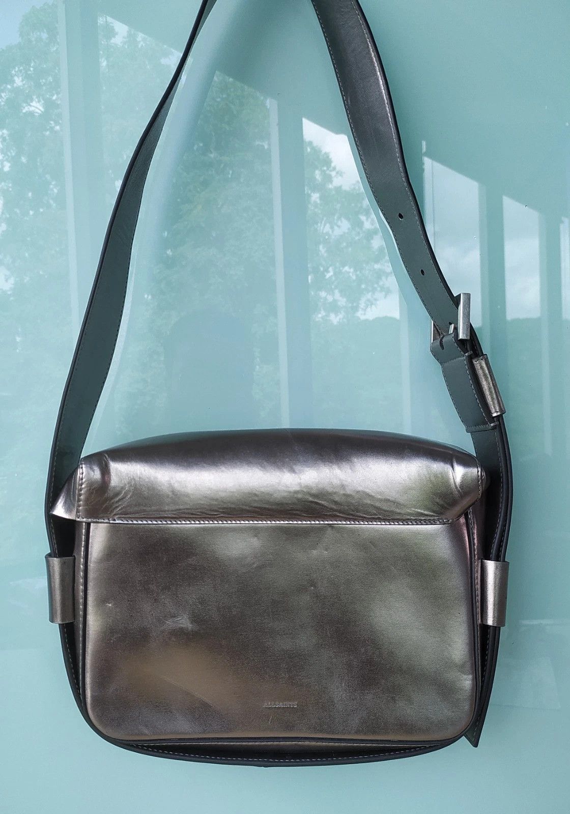 Allsaints AllSaints Leather Frankie Small Crossbody Bag FTP / 8022 Size ONE SIZE - 5 Thumbnail