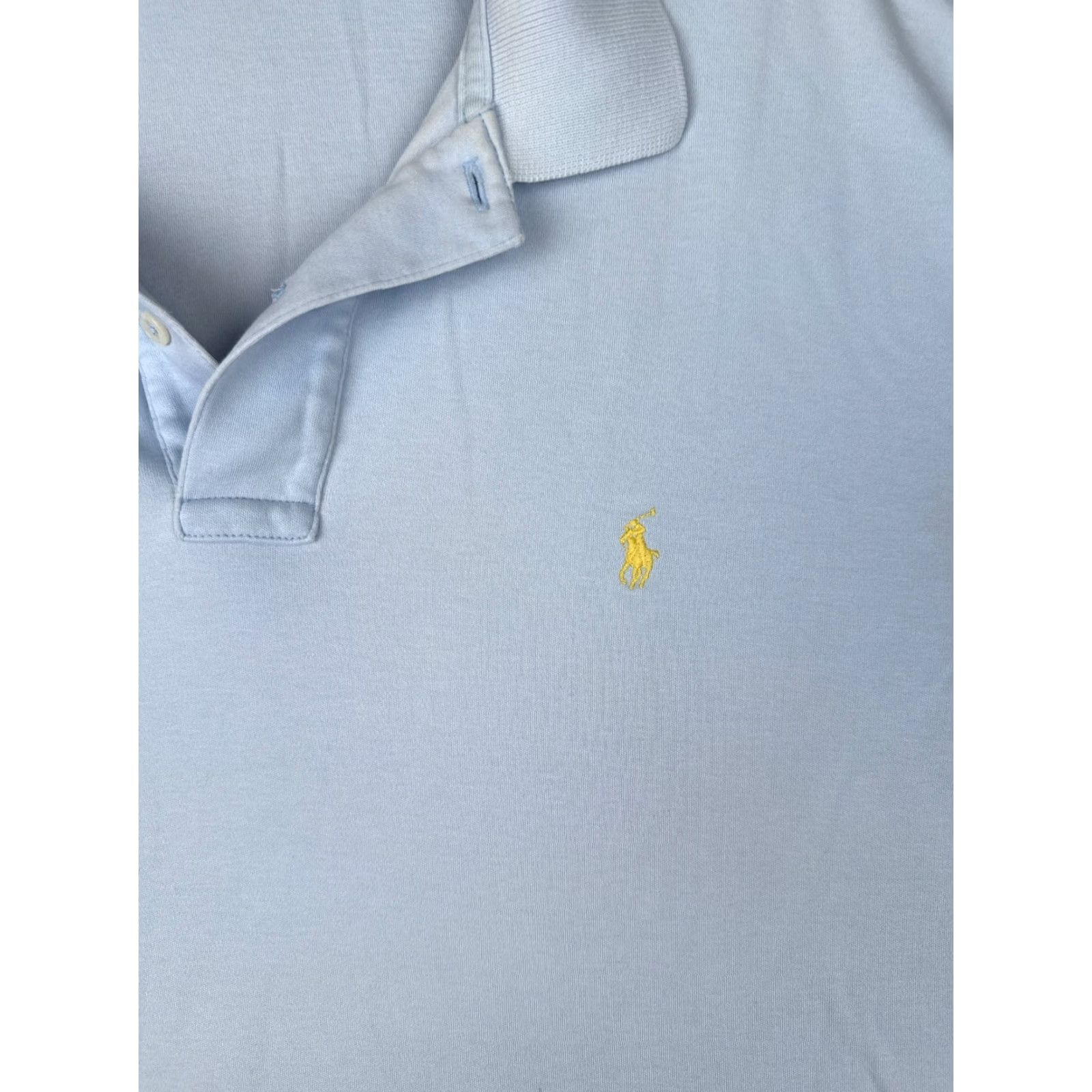 Ralph Lauren VINTAGE Polo Ralph Lauren Shirt Adult Large Light Blue Cotton Short Sleeve READ Size US L / EU 52-54 / 3 - 6 Thumbnail