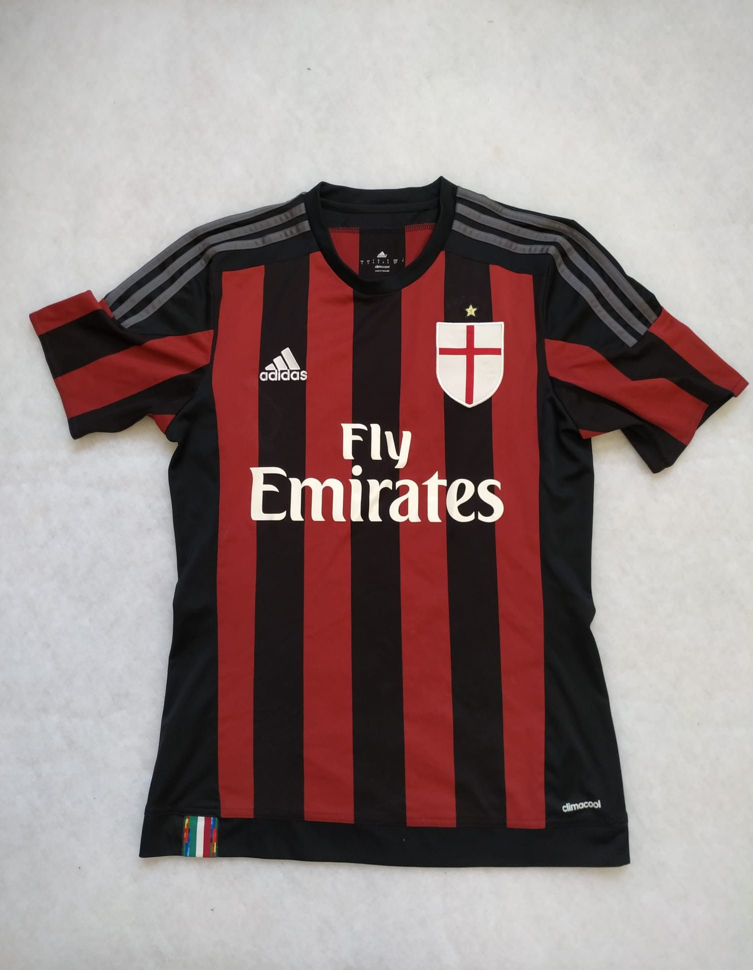 Adidas AC Milan 2015 home jersey kit S soccer Size US S / EU 44-46 / 1 - 1 Thumbnail