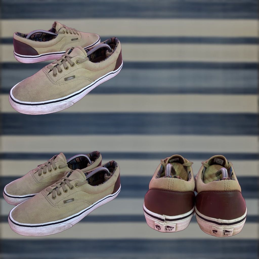 Vans VANS Era 59 C&L Canvas Khaki Tan Aztec Multicolor Stripe Lining US Mens 10.5 Size US 11 / EU 44 - 1 Thumbnail