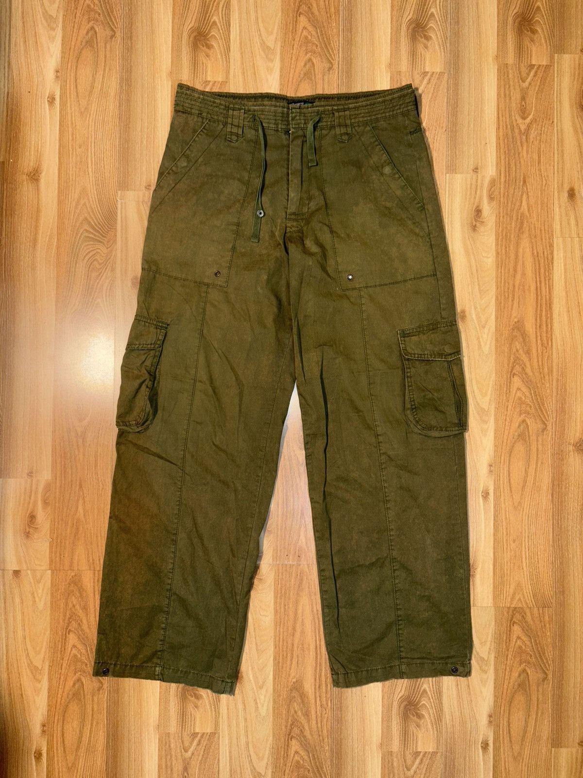Lotto Sport Vintage Lotto Indumenti Technical Cargo Pants Olive Green Size US 32 / EU 48 - 1 Thumbnail