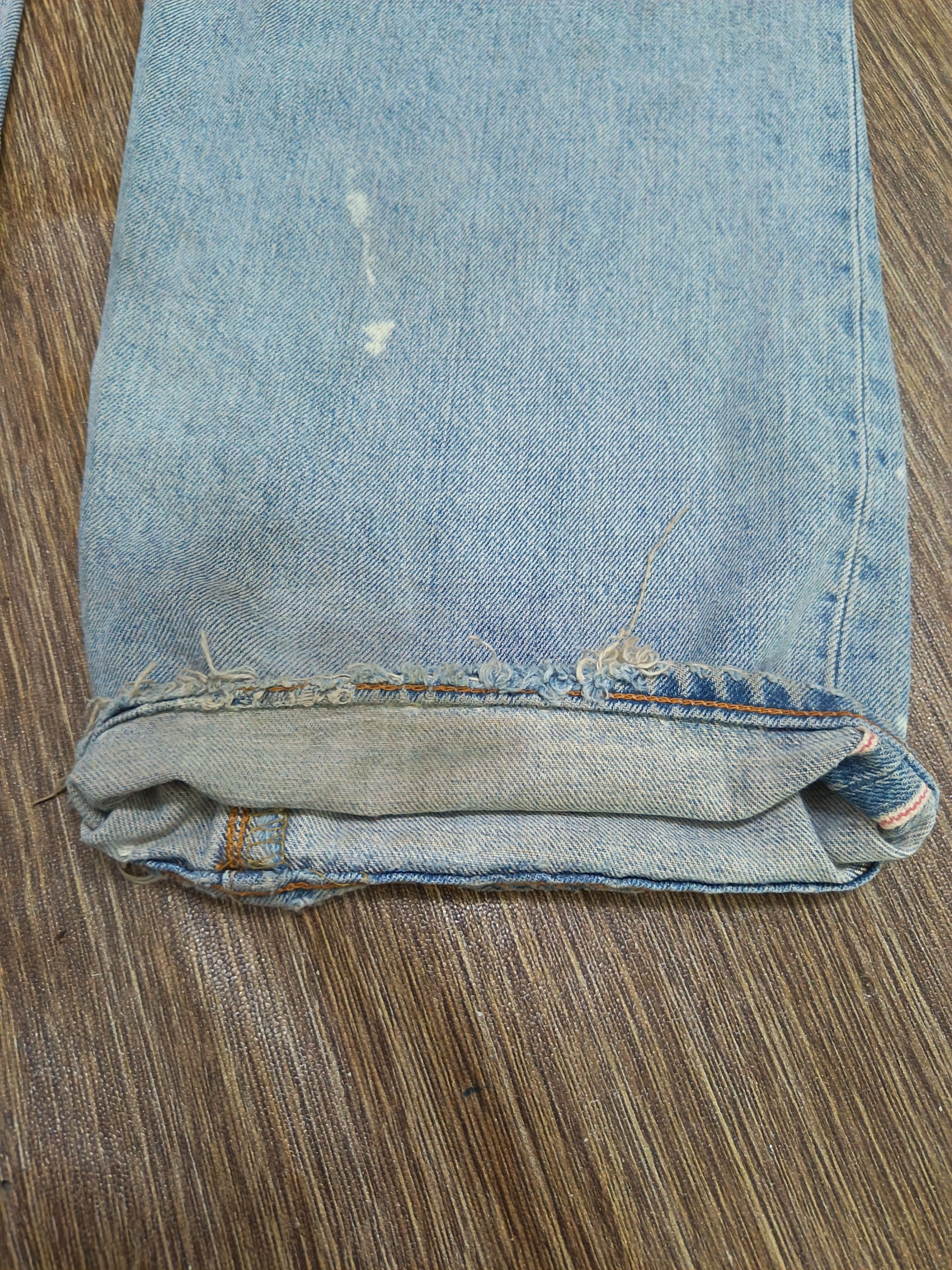 Edwin Vintage stain faded edwin 505x selvedge Size US 33 - 18 Thumbnail