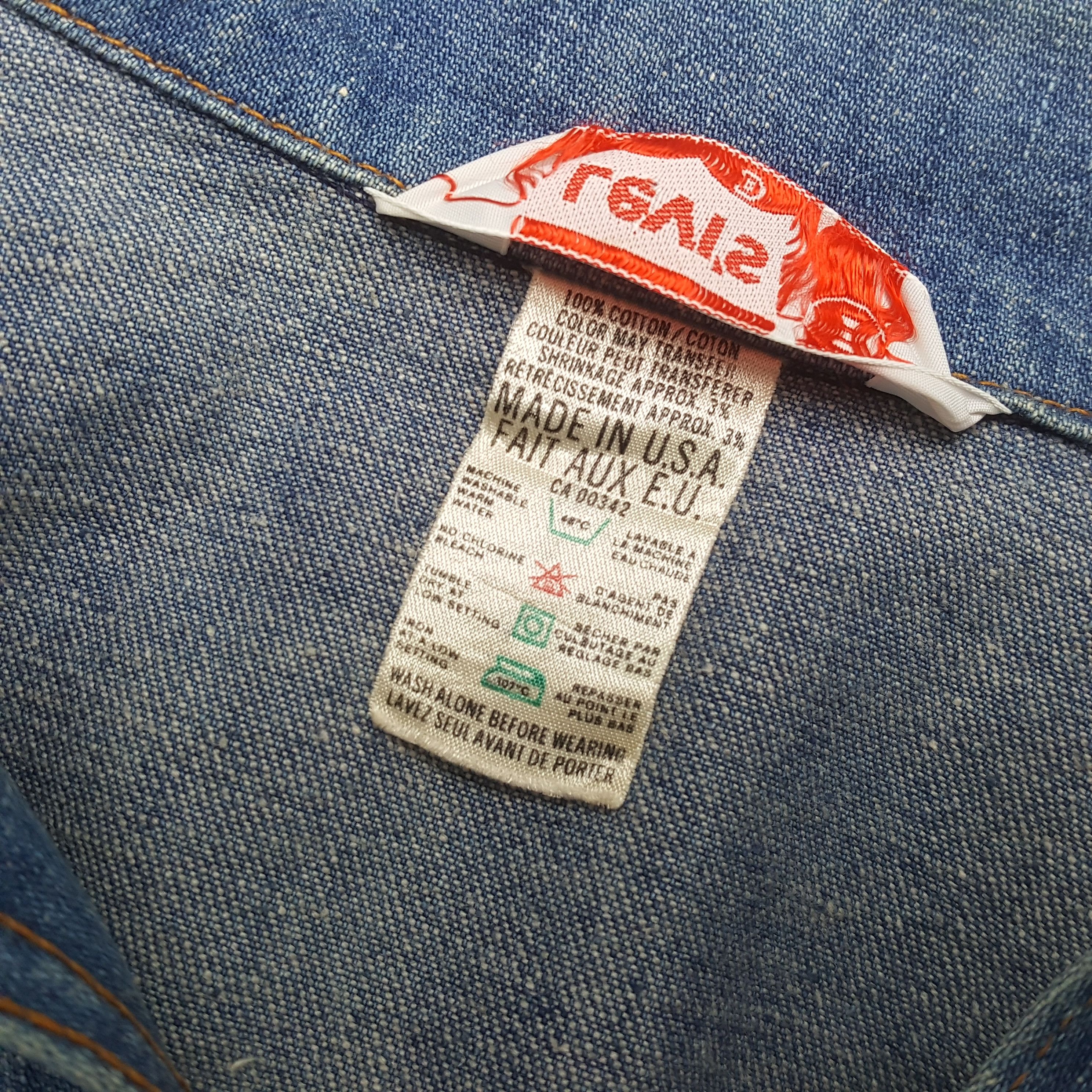Levi's Levis Pocket Fashion Design Style Shirt RR8 Size S / US 4 / IT 40 - 5 Thumbnail