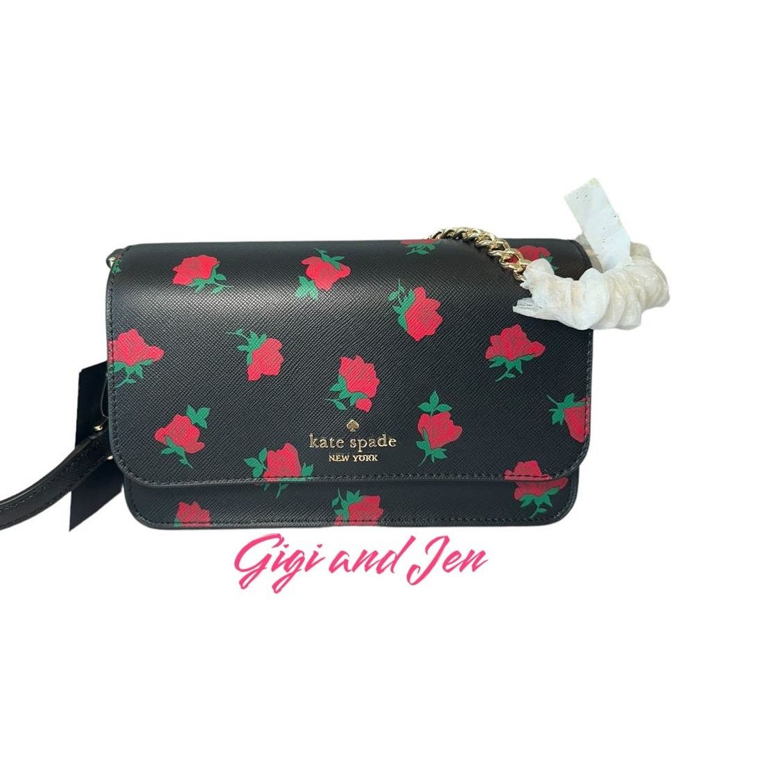 Kate Spade Kate Spade Madison Rose Toss Small Flap Crossbody Bag Size ONE SIZE - 1 Thumbnail