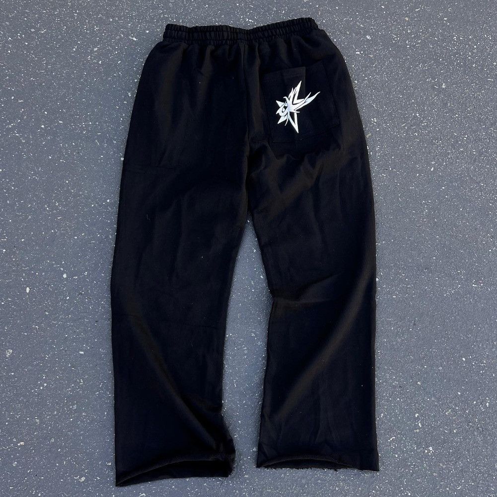 Japanese Brand Cotton Bones Printed Elastic Waist Sweatpants Size US 30 / EU 46 - 3 Thumbnail