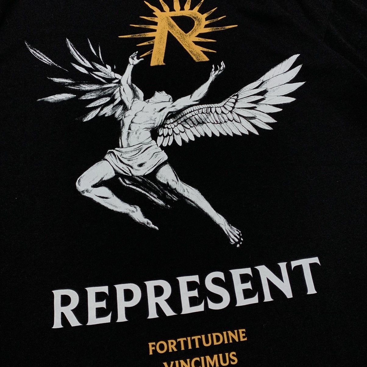 Palm Angels Represent Small Icarus Jet Black Tee Size US S / EU 44-46 / 1 - 3 Thumbnail
