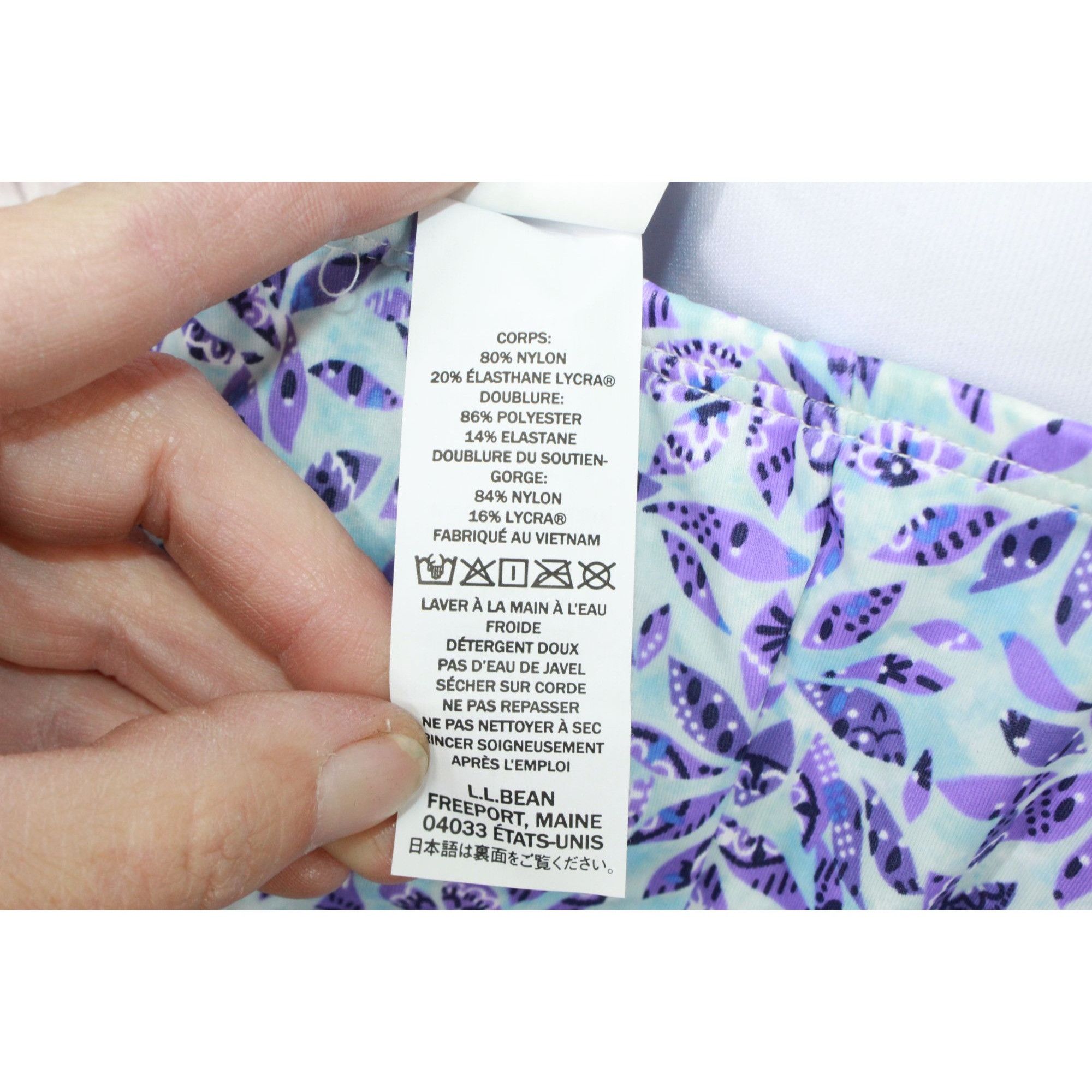 L.L. Bean LL Bean Mix and Match Swimwear Square Neck Tankini Top Size M / US 6-8 / IT 42-44 - 9 Thumbnail