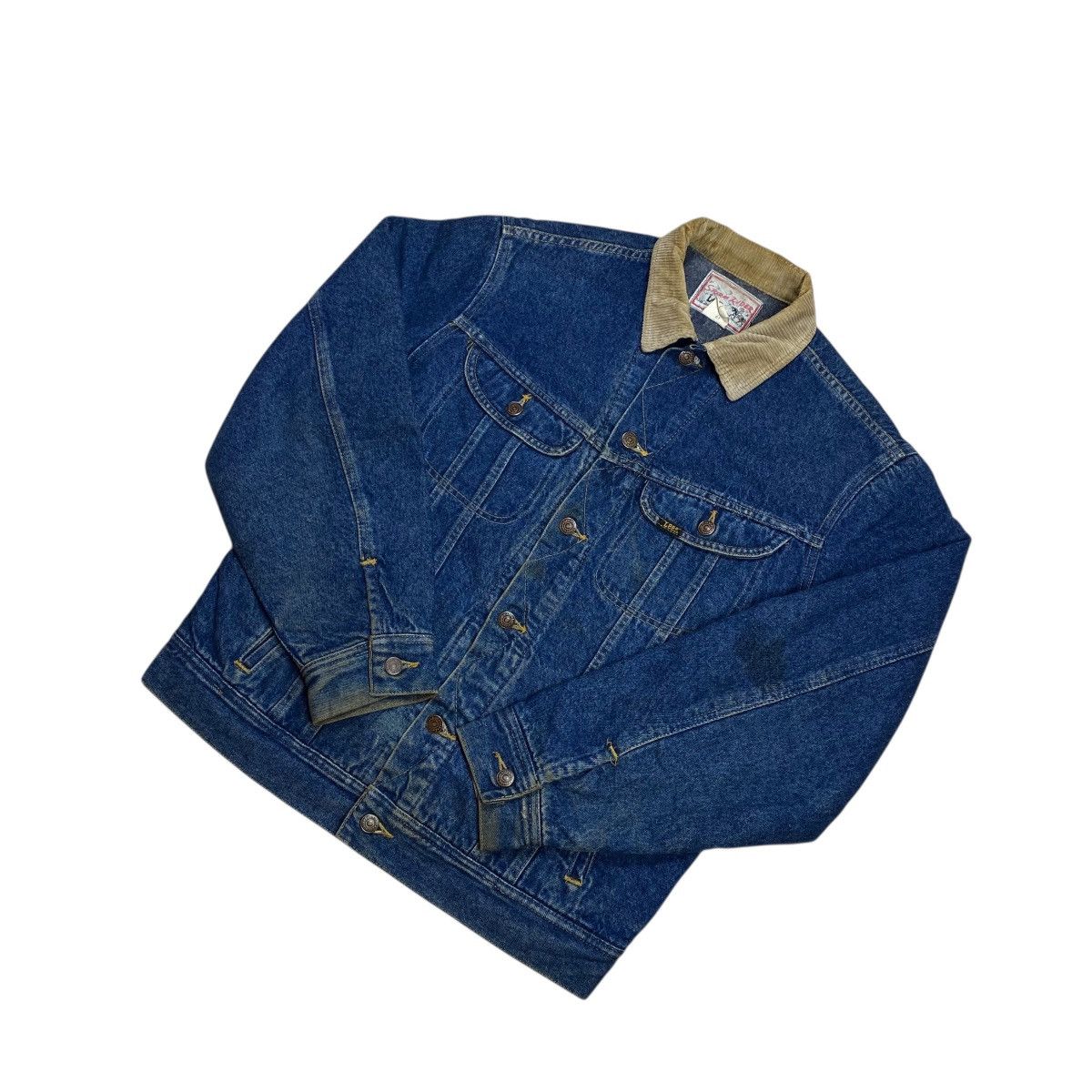 Lee × Vintage Vintage Lee Storm Rider Trucker Denim Jacket Size US M / EU 48-50 / 2 - 5 Thumbnail