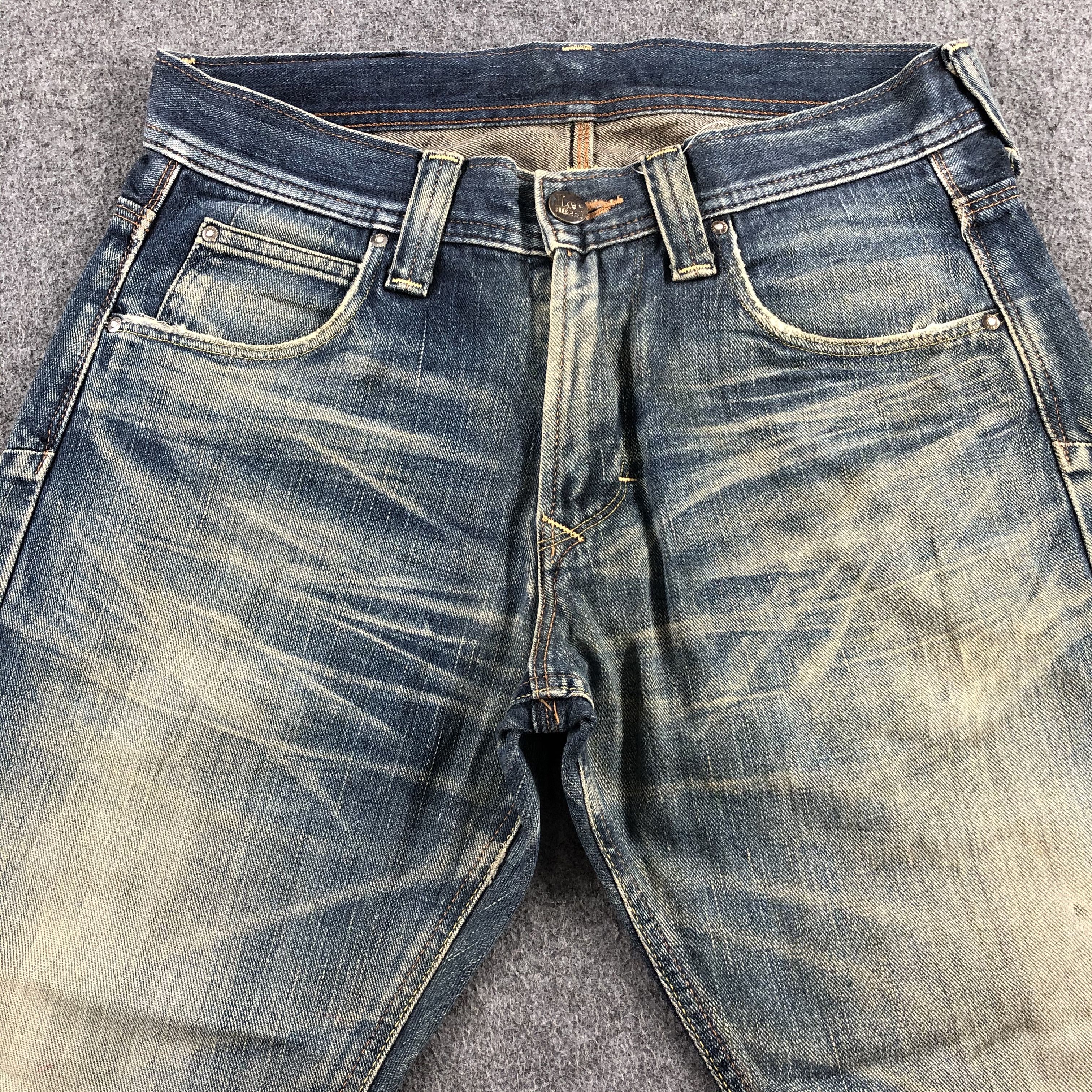 Lee Vintage Blue Wash Lee Jeans-J1907 Size US 32 / EU 48 - 3 Thumbnail