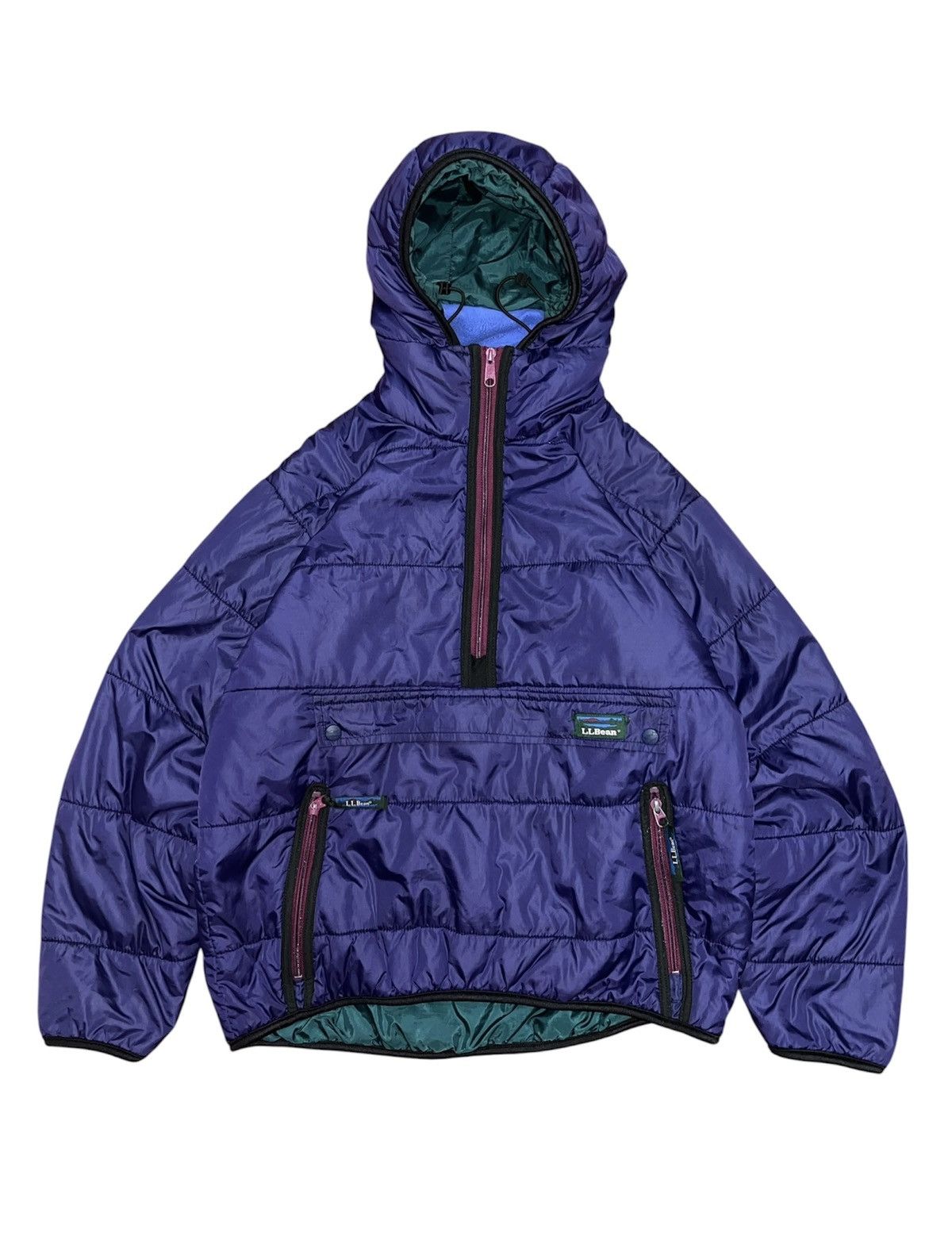 L.L. Bean VINTAGE L.L.BEAN PRIMALOFT INSULATED ANORAK JACKET 80s 