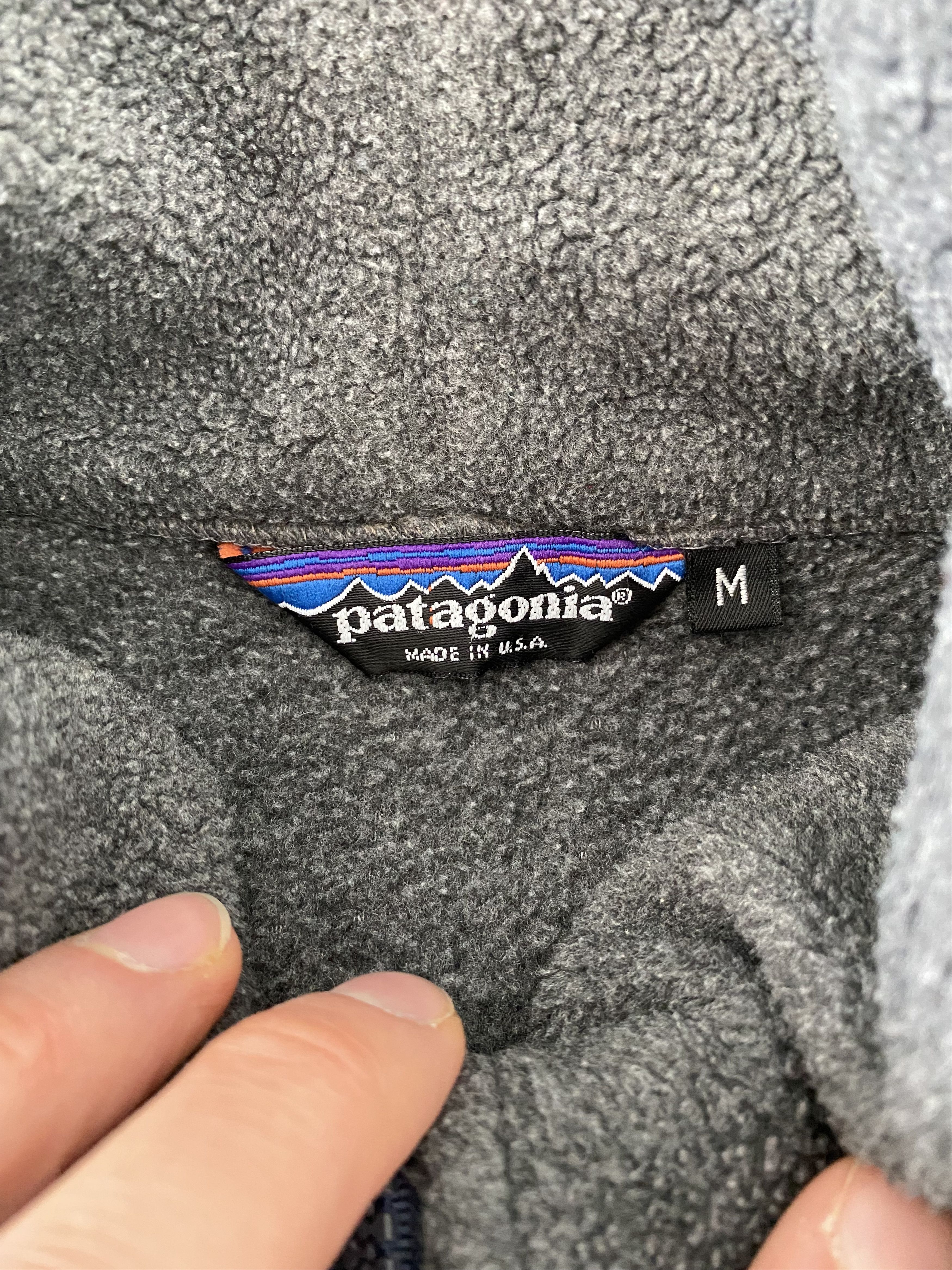 Patagonia Patagonia Vintage Made In USA Full Zip Fleece Jacket Medium Size US M / EU 48-50 / 2 - 2 Thumbnail