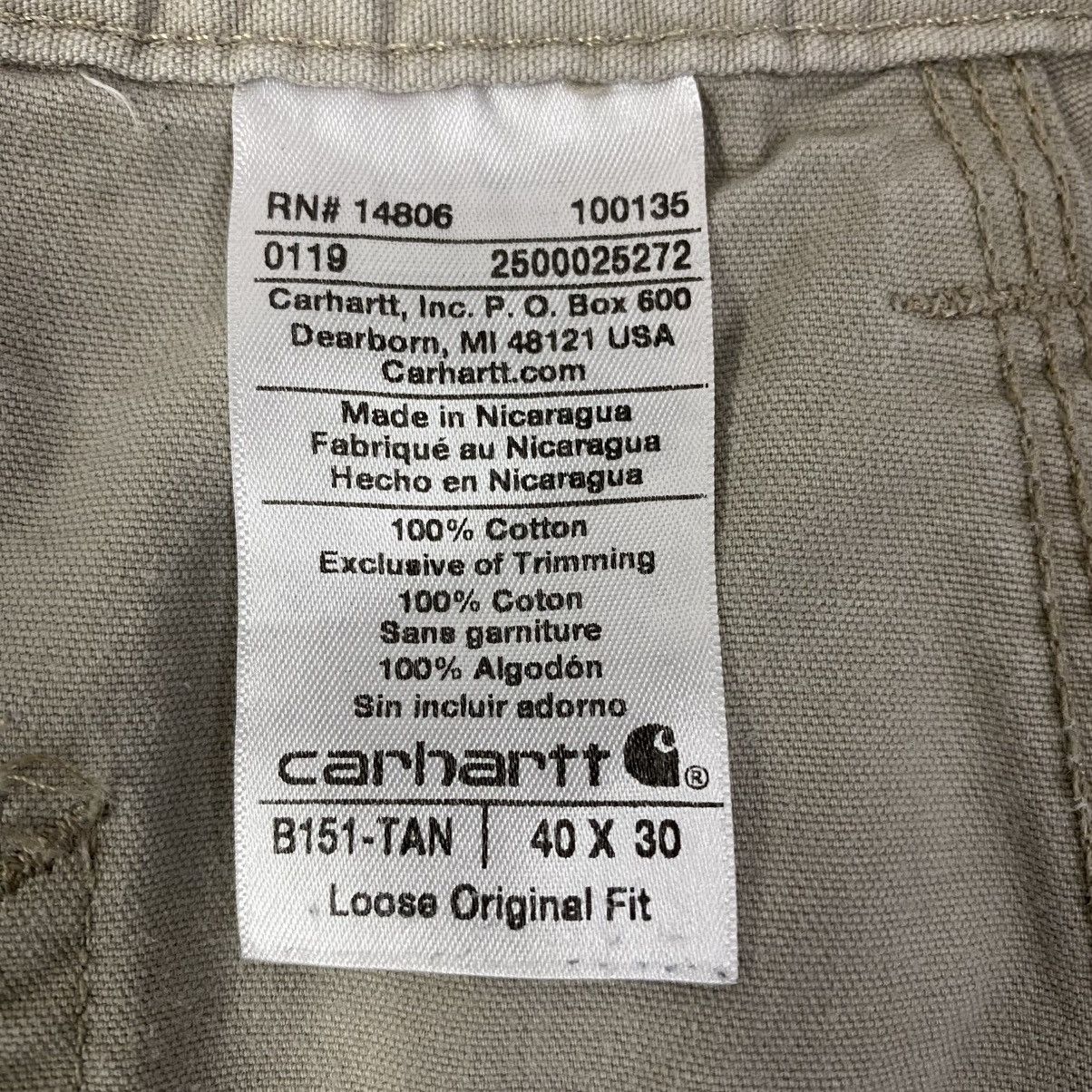 Carhartt Carhartt Carpenter Pants Mens Work Utility Beige 40x30 EUC Size US 40 / EU 56 - 5 Thumbnail