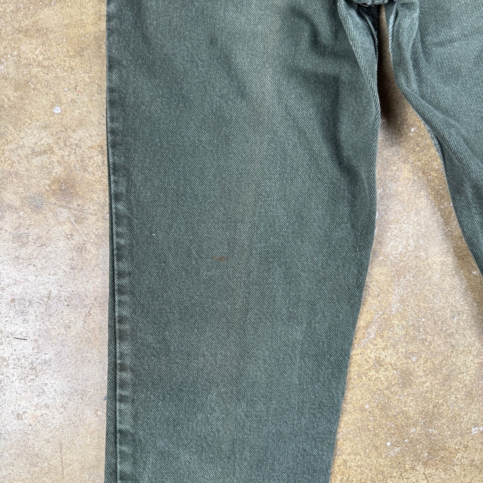 Levi's Vtg Levi’s 510 Women’s Jeans Green Slim Fit High Rise Size 3 Size 24" / US 00 / IT 34 - 7 Thumbnail