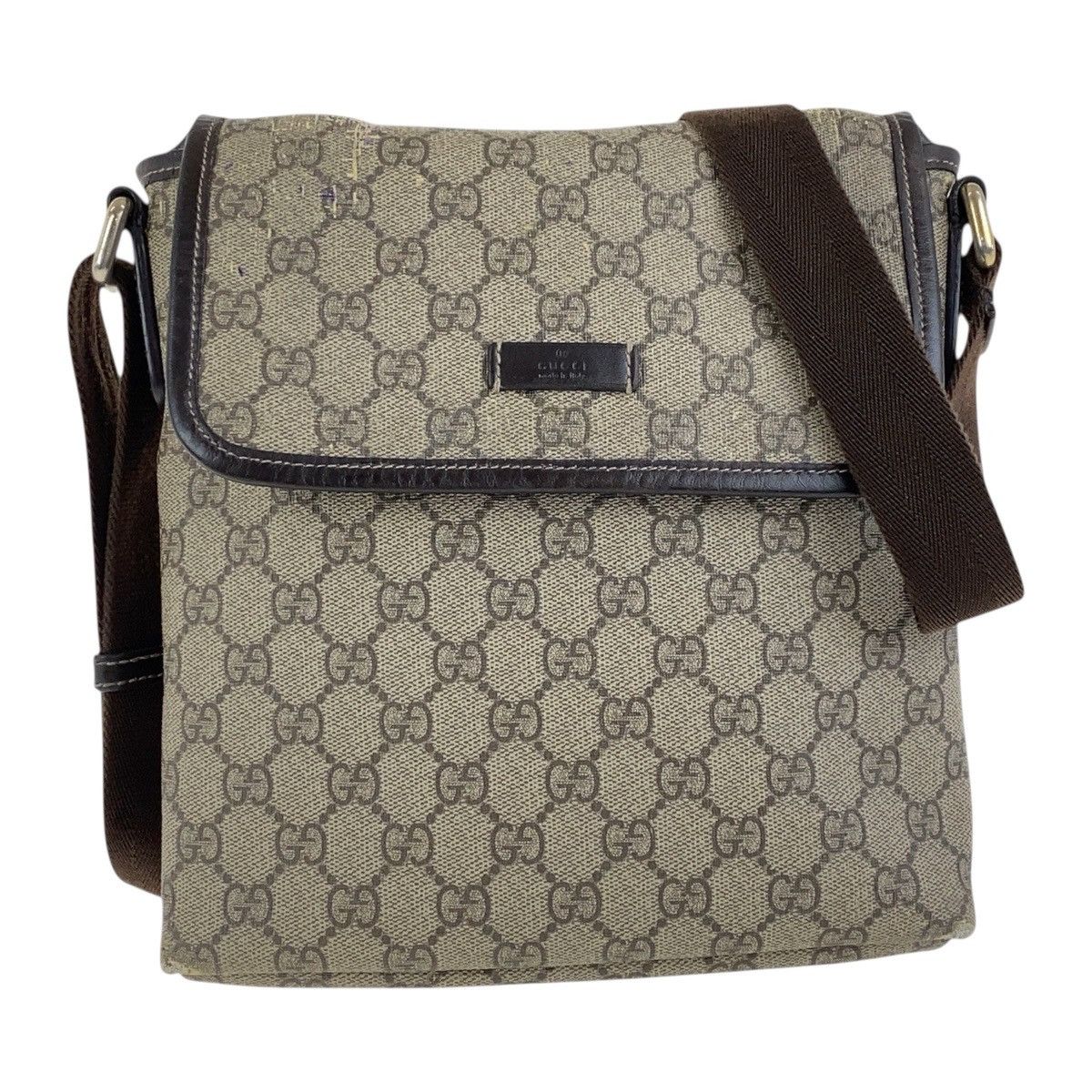 Gucci Gucci Gucci GG Supreme Canvas Shoulder Bag Canvas Crossbody Bag 223666 Size ONE SIZE - 1 Thumbnail