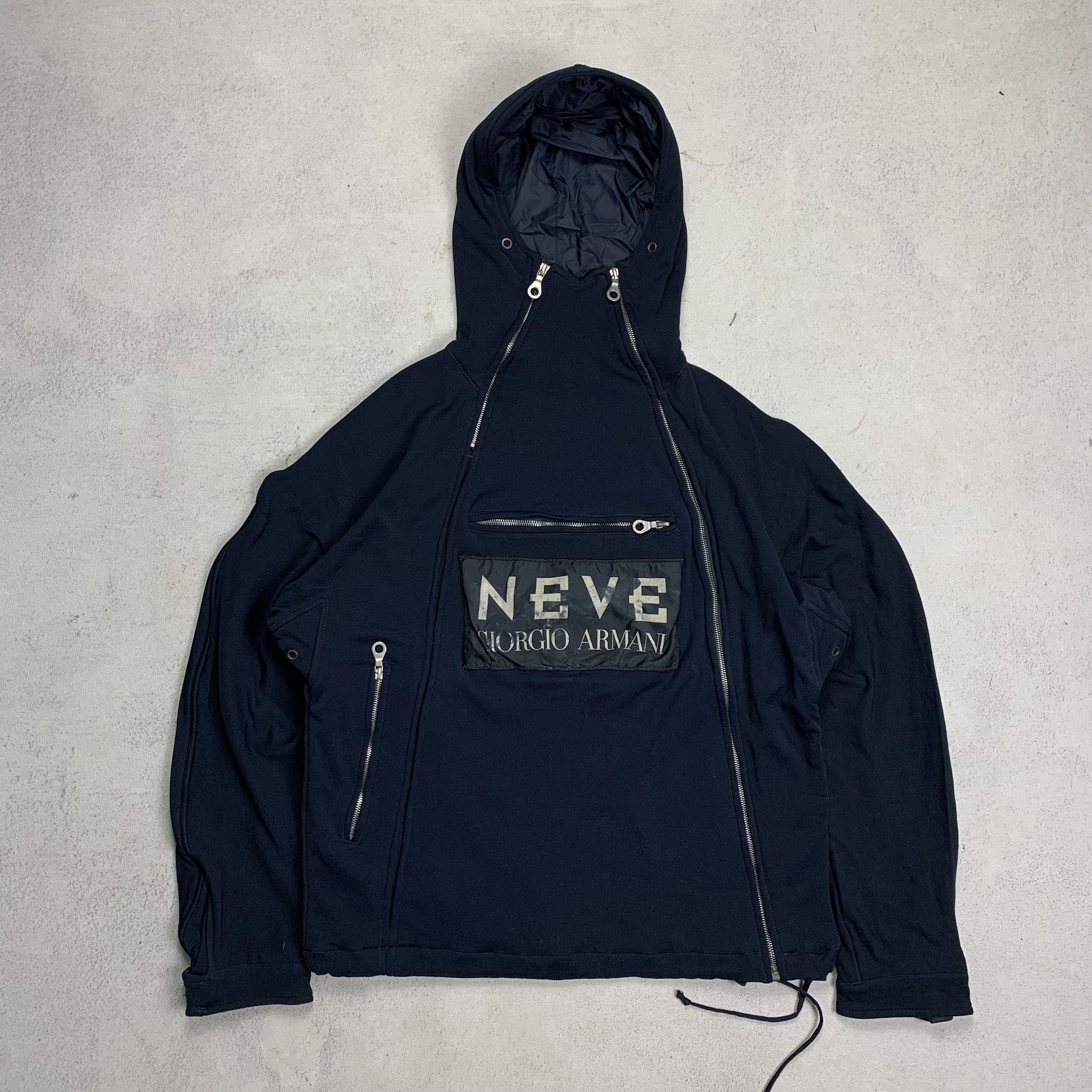 Vintage NEVE Giorgio Armani Multi Zipper Jacket